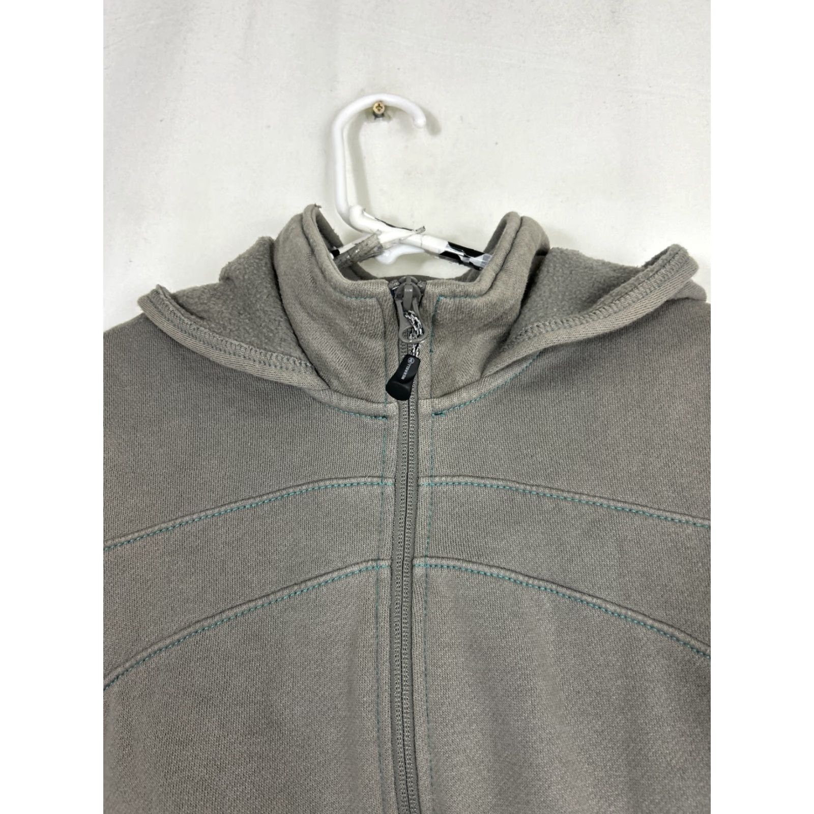 Merrell Merrell Womens Small Gray Full Zip Hooded Sweater Cotton Polyester Mens? Size S / US 4 / IT 40 - 3 Thumbnail