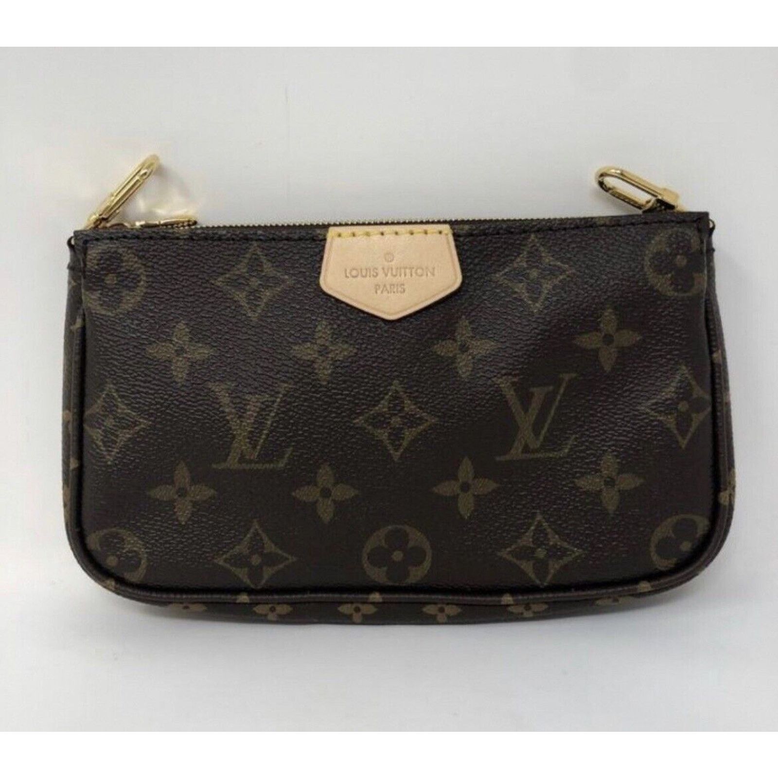 Louis Vuitton LOUIS VUITTON Rose Pink Monogram Canvas Multi Pochette Acc Size ONE SIZE - 6 Thumbnail
