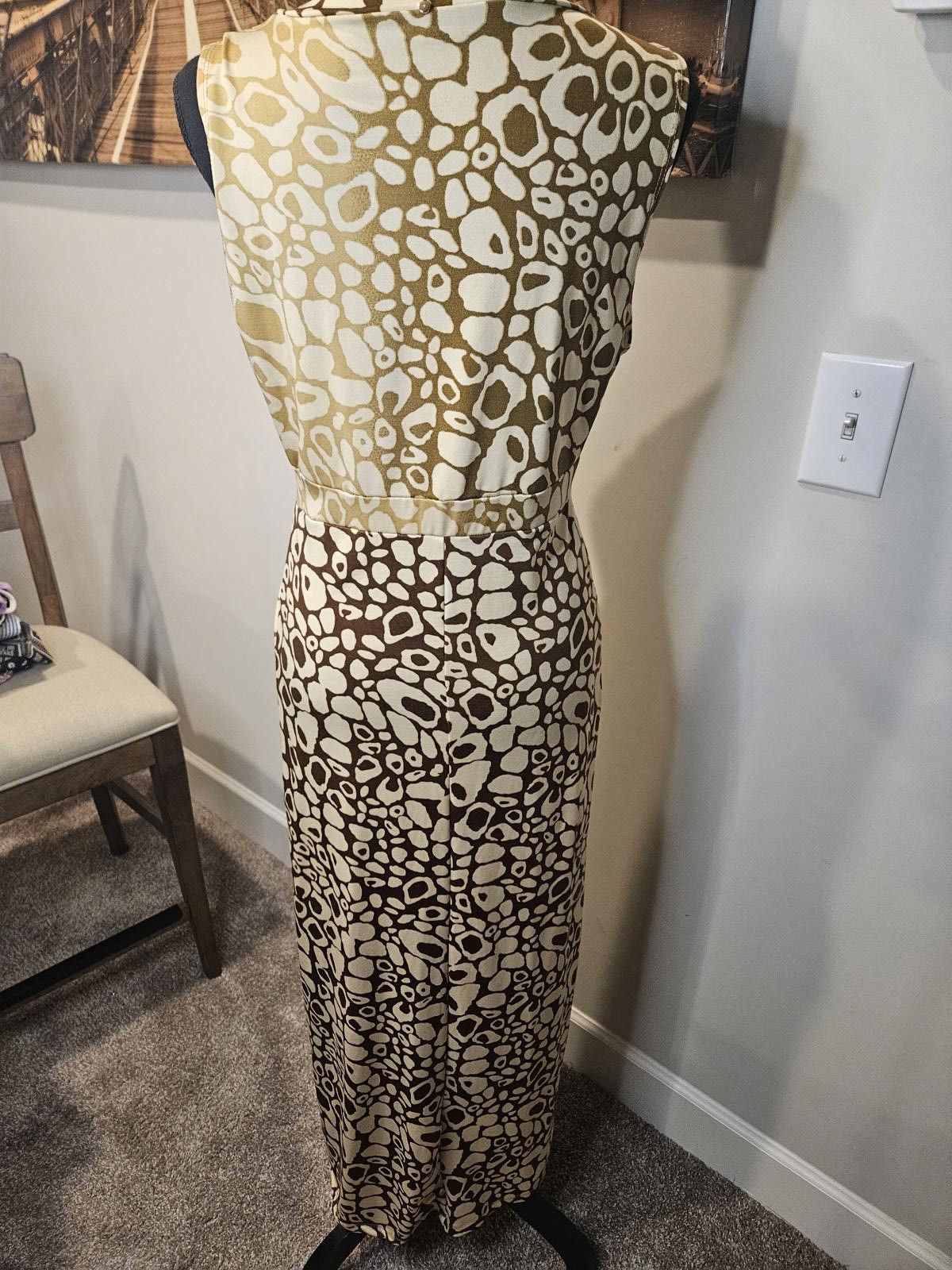 Designer Madmazelle Women's Maxi Dress with Animal Print Size S / US 4 / IT 40 - 3 Thumbnail