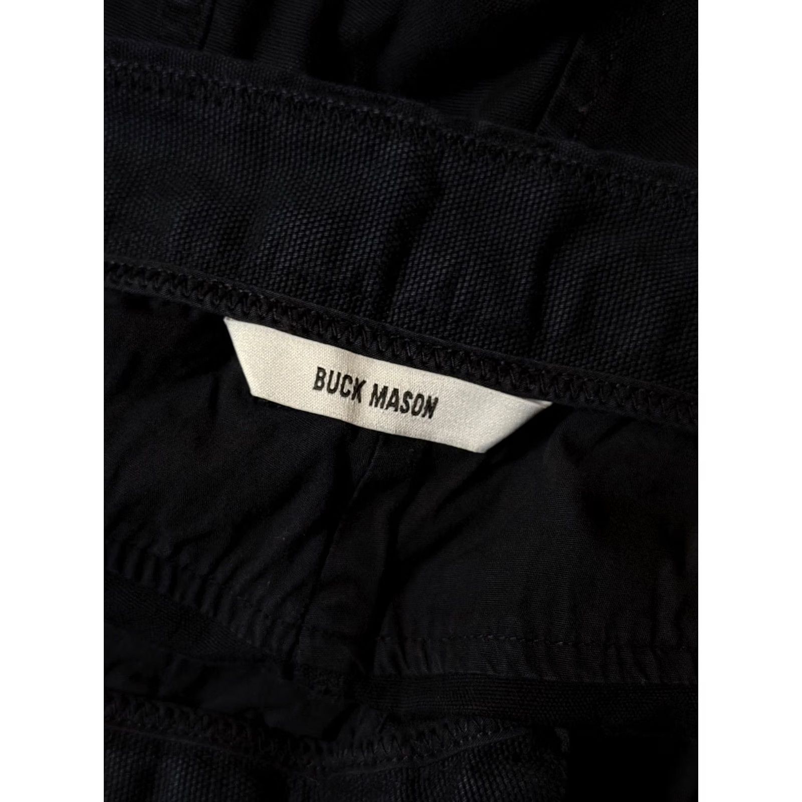 Buck Mason Buck Mason Pants Mens Black Straight 31 x 32 Canvas Duck 5 Pocket Size US 31 - 7 Thumbnail