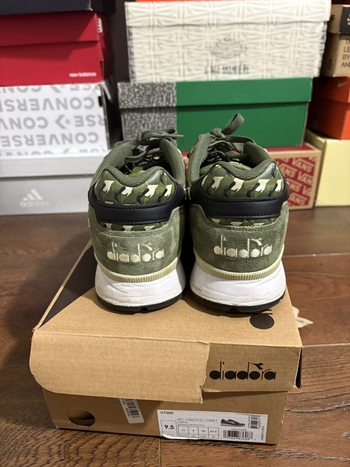 Diadora Diadora v7000 camo green Size US 9.5 / EU 42-43 - 1 Thumbnail