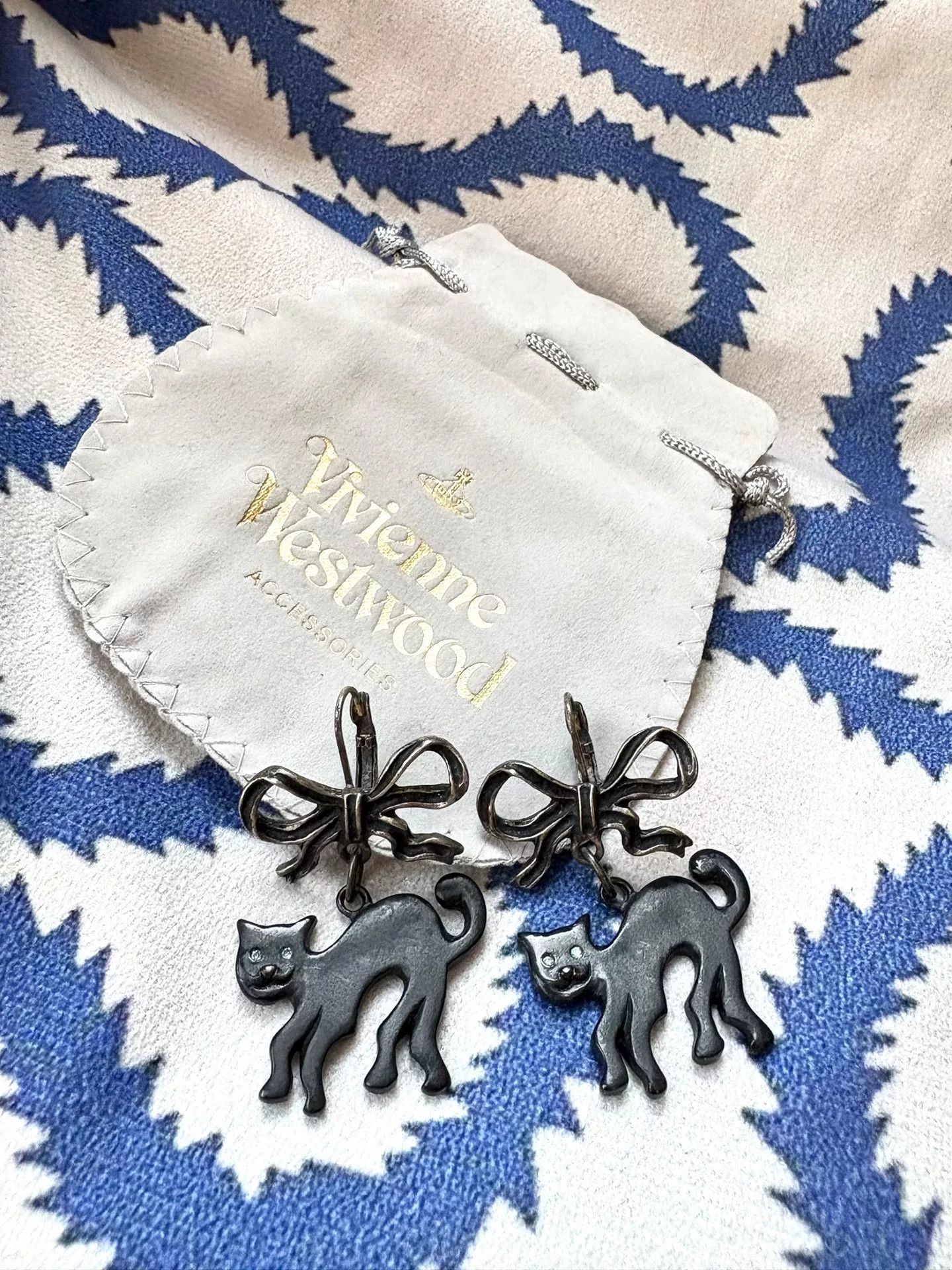Vivienne Westwood vivienne westwood black cat earrings Size ONE SIZE - 1 Thumbnail