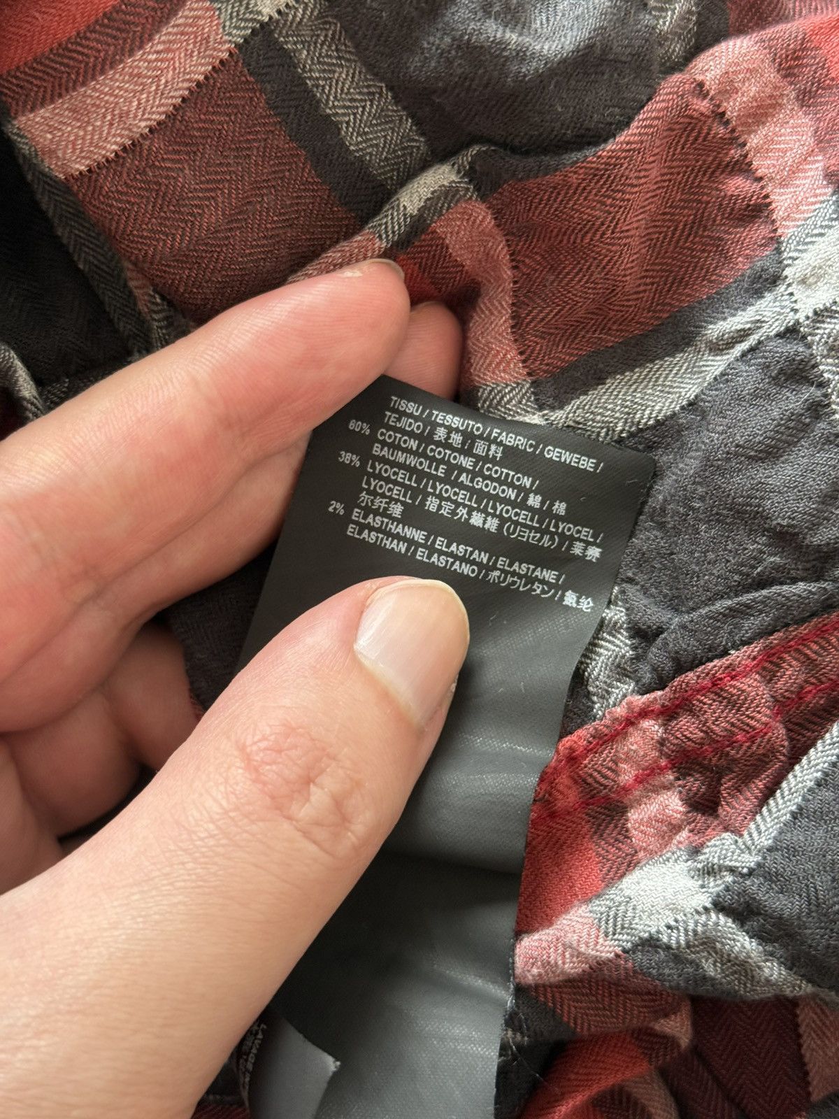 Saint Laurent Paris Saint Laurent Paris SS16 Flannel shirt Sz.L Size US L / EU 52-54 / 3 - 6 Thumbnail