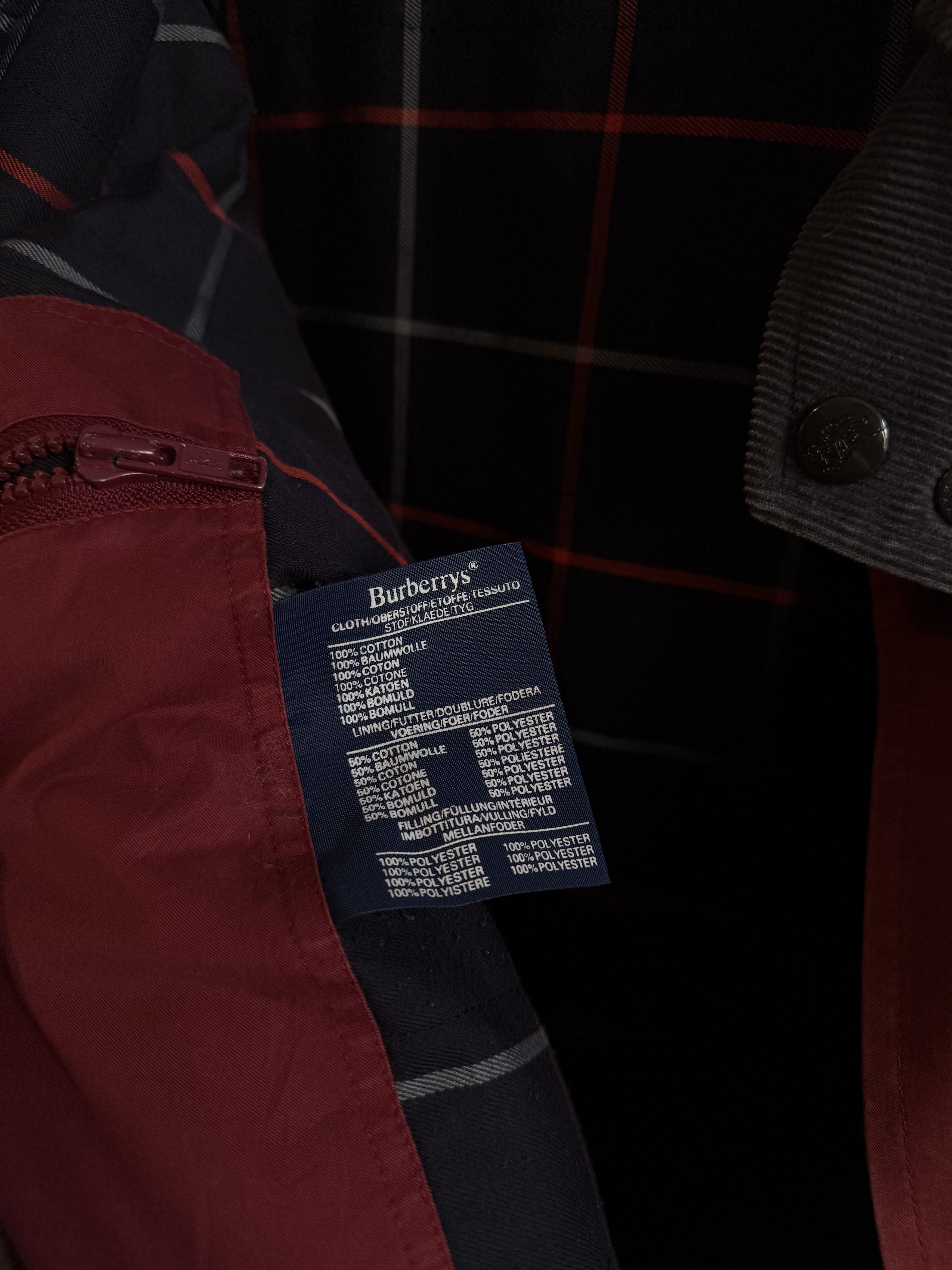 Burberry 80/90s Burberry Red Jacket Size L Size US L / EU 52-54 / 3 - 8 Thumbnail