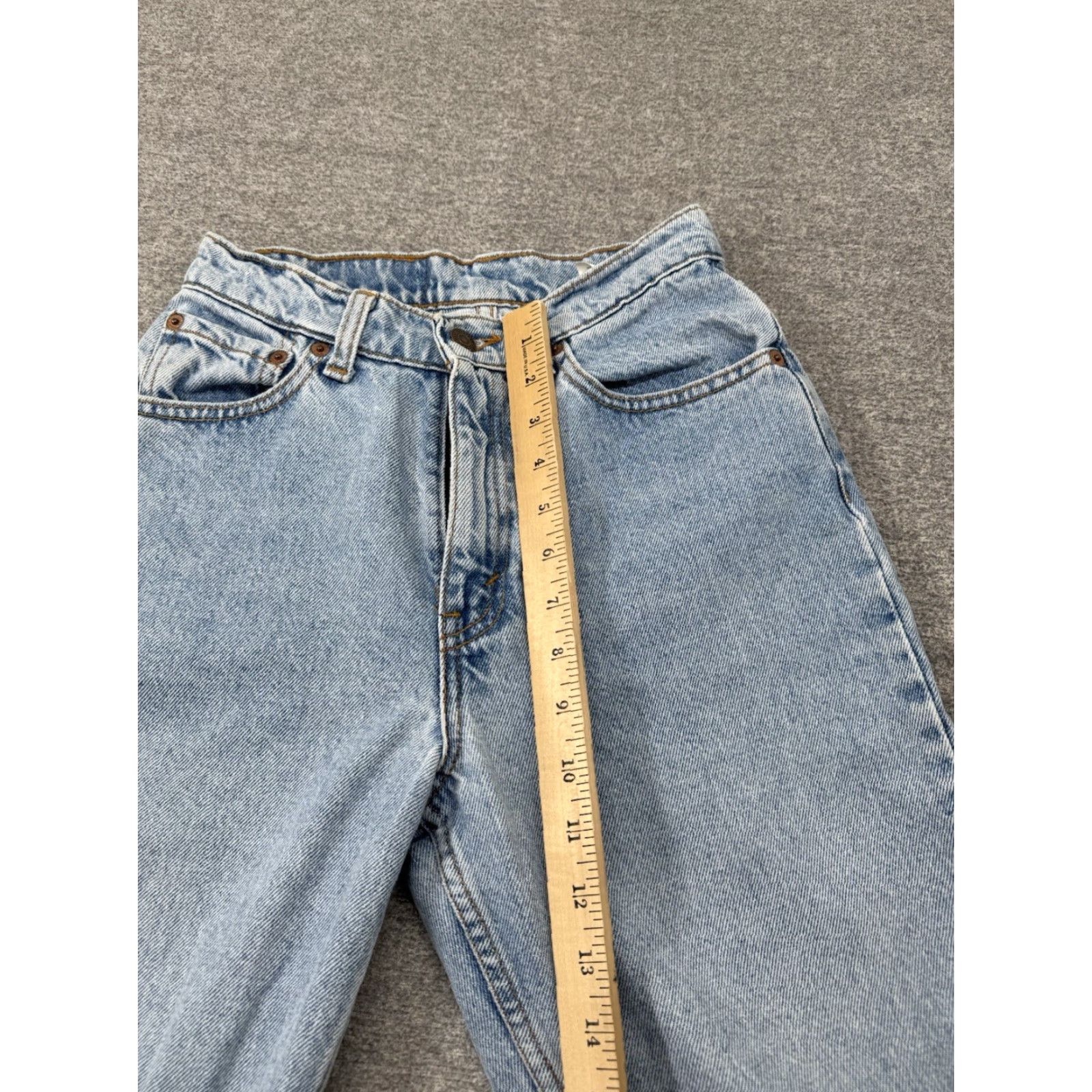 Levi's VINTAGE Levi's 17512-0291 Jeans Womens 5 Blue Denim High Waisted 24x28 Made In USA Size 27" / US 4 / IT 40 - 5 Thumbnail
