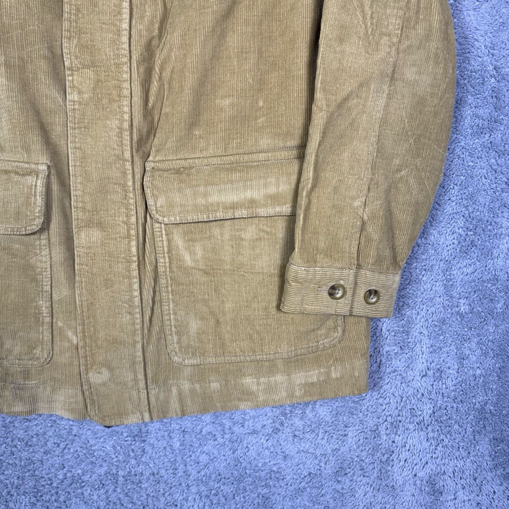 Ralph Lauren VINTAGE Ralph Lauren Chaps Jacket Men M Corduroy Leather Flannel Chore Field Barn Crest Shirt? Size US M / EU 48-50 / 2 - 3 Thumbnail