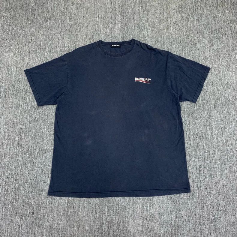 Balenciaga Balenciaga Navy blue Coca-Cola short-sleeve Size US XL / EU 56 / 4 - 1 Thumbnail