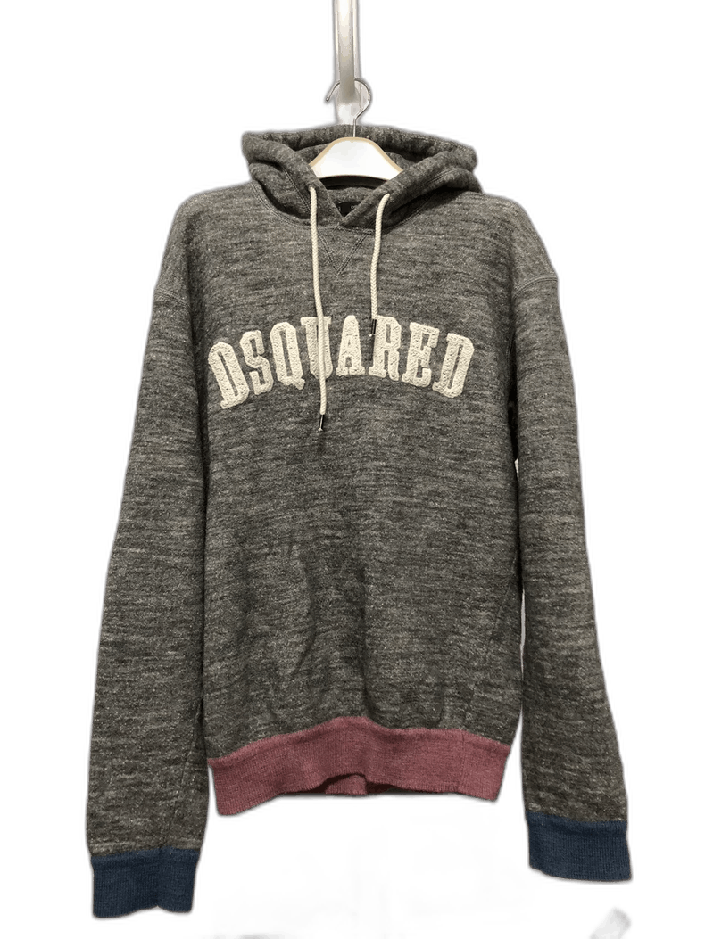 Dsquared2 Dsquared2 Wool Hooded Sweatshirt in Gray Size US L / EU 52-54 / 3 - 1 Thumbnail