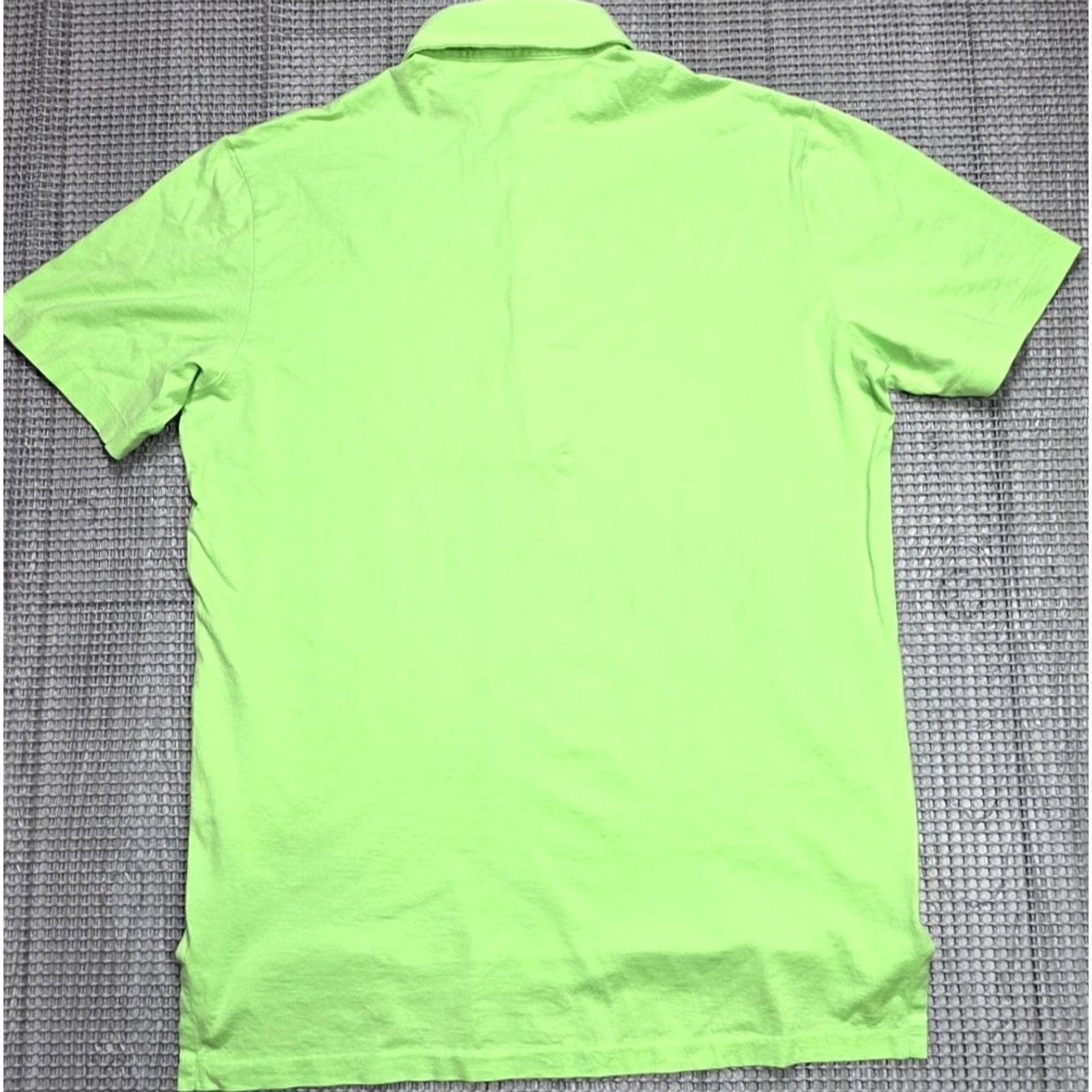 Ralph Lauren Ralph Lauren Polo Golf Shirt Green M Men Short Sleeve Pima Cotton Lisle Embroidered Button Collar Casual Golf Size US M / EU 48-50 / 2 - 6 Thumbnail