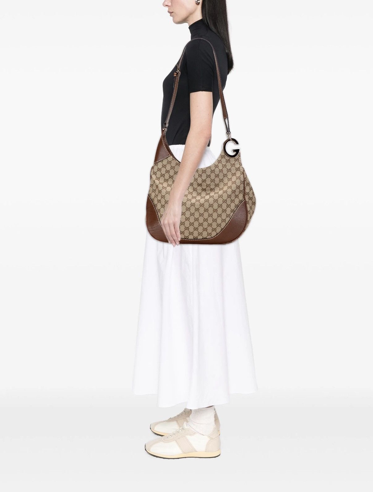 Gucci Gucci GG Canvas Charlotte Medium Shoulder Bags Size ONE SIZE - 1 Thumbnail