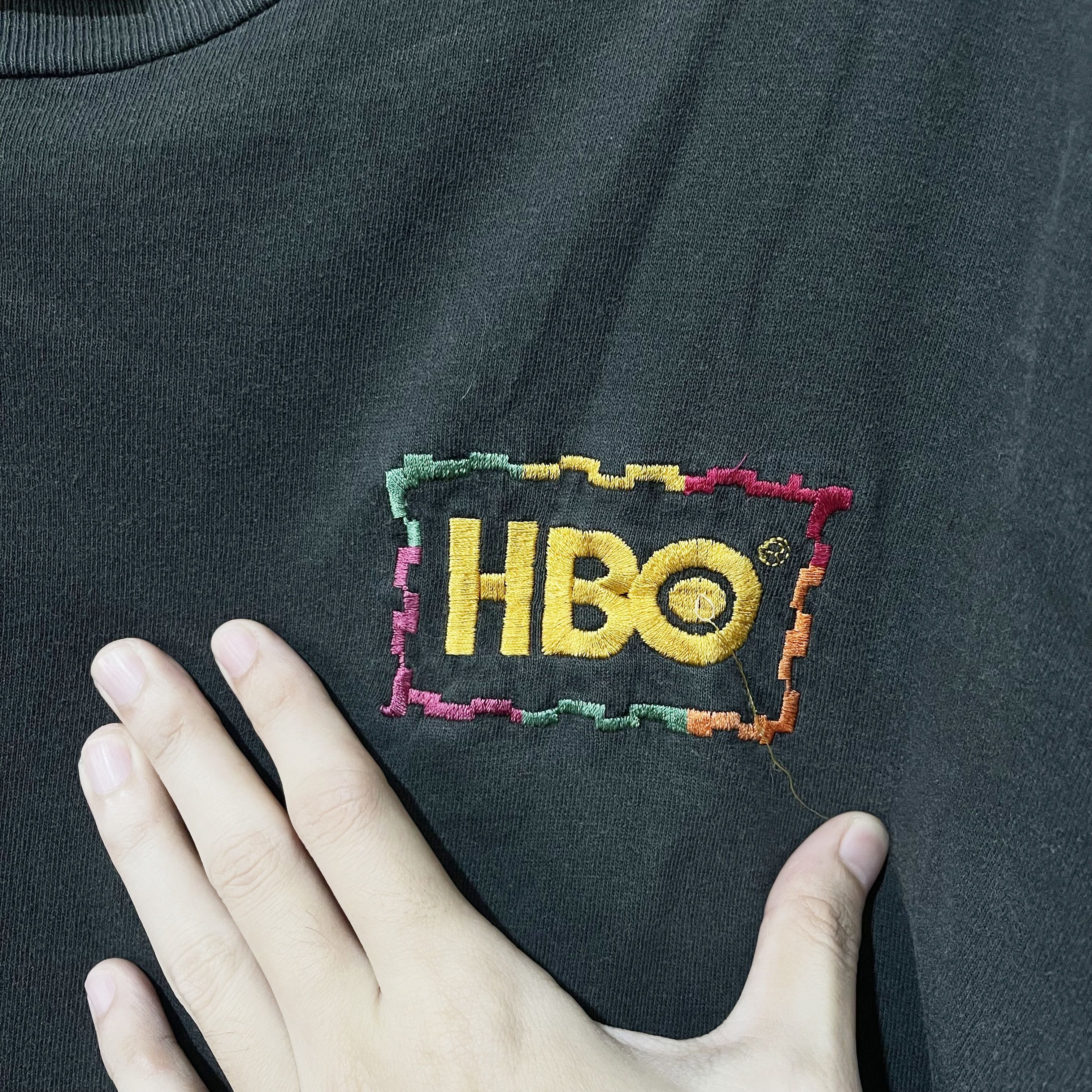 Vintage Vintage 90s HBO T-Shirt Size US XL / EU 56 / 4 - 2 Thumbnail