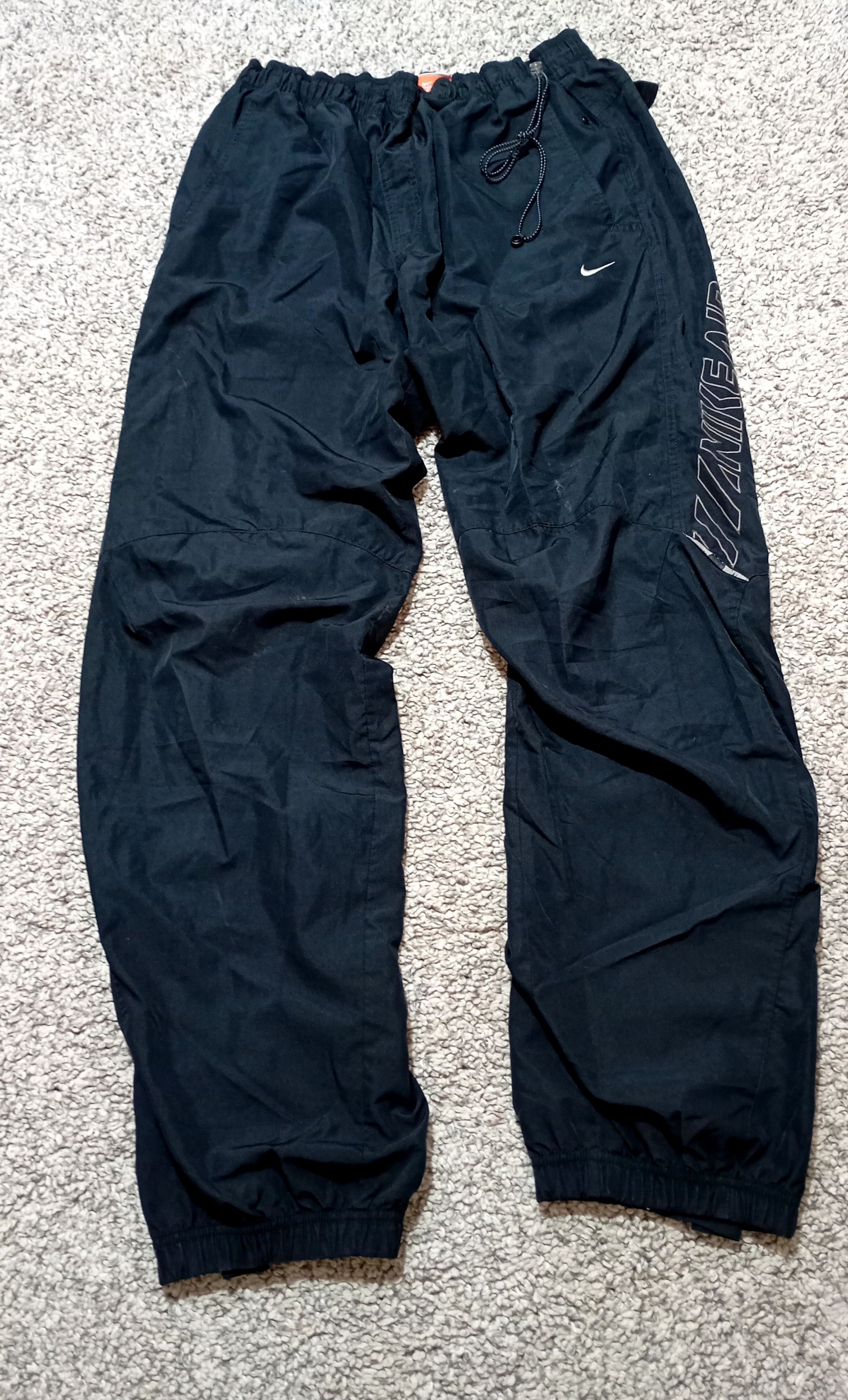 Nike Vintage Nike Air Pants 00s Nylon Striped Swoosh Y2K Baggy Size US 34 / EU 50 - 2 Thumbnail