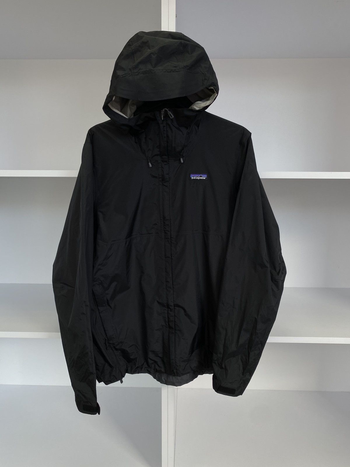 Patagonia Vintage Patagonia Black Windbreaker Jacket Size US M / EU 48-50 / 2 - 2 Thumbnail