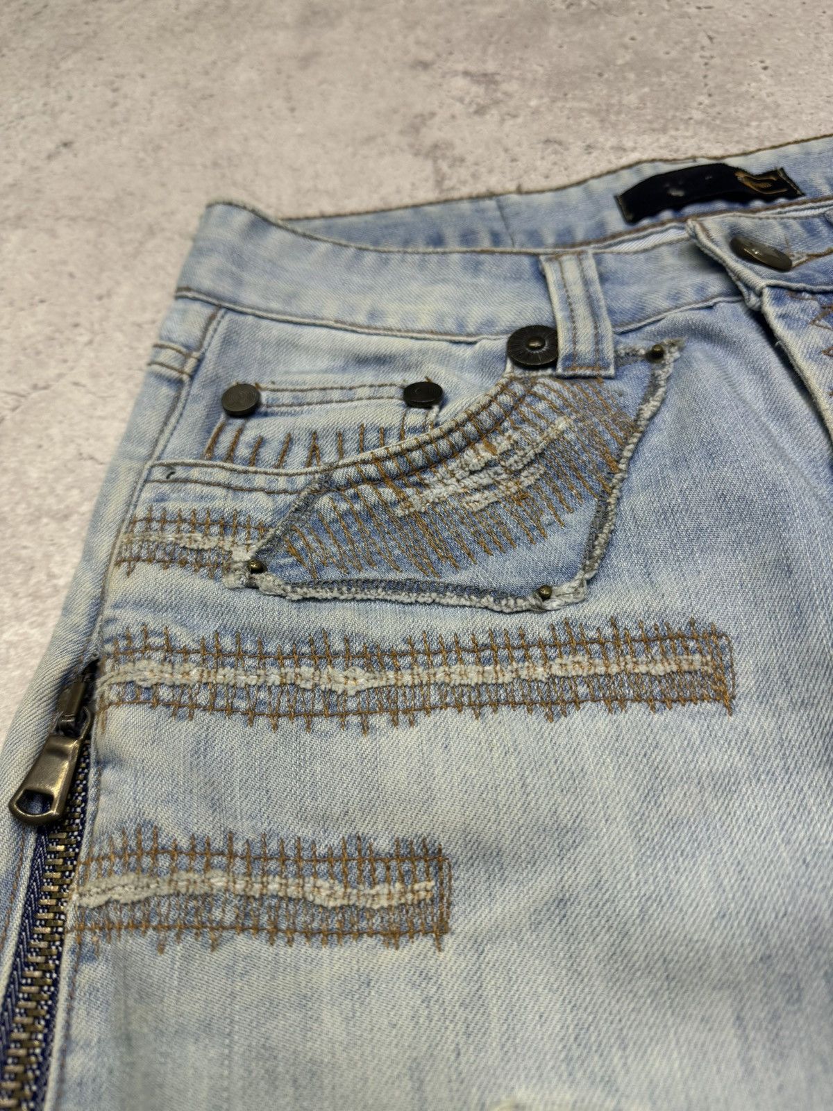 Just Cavalli Vintage 00s Distressed Y2K Just Cavalli Jeans Size 29" - 5 Thumbnail