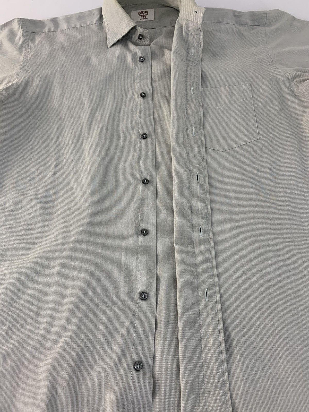 MCM 90s MCM Legere Plain Longsleeve Button Up Shirt Size US XL / EU 56 / 4 - 5 Thumbnail