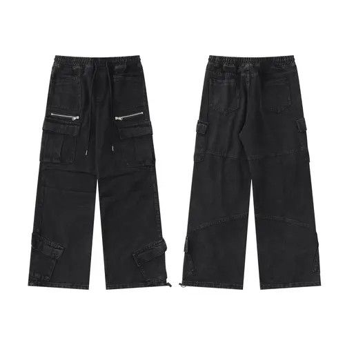 Jean y2k baggy flared fade cargo jeans Size US 32 / EU 48 - 5 Thumbnail