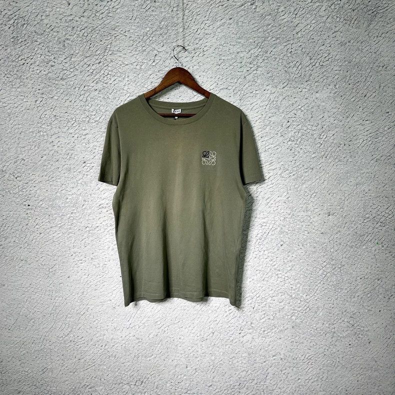 Loewe LOEWE Embroidered cotton round neck short sleeve T-shirt Size US L / EU 52-54 / 3 - 1 Thumbnail