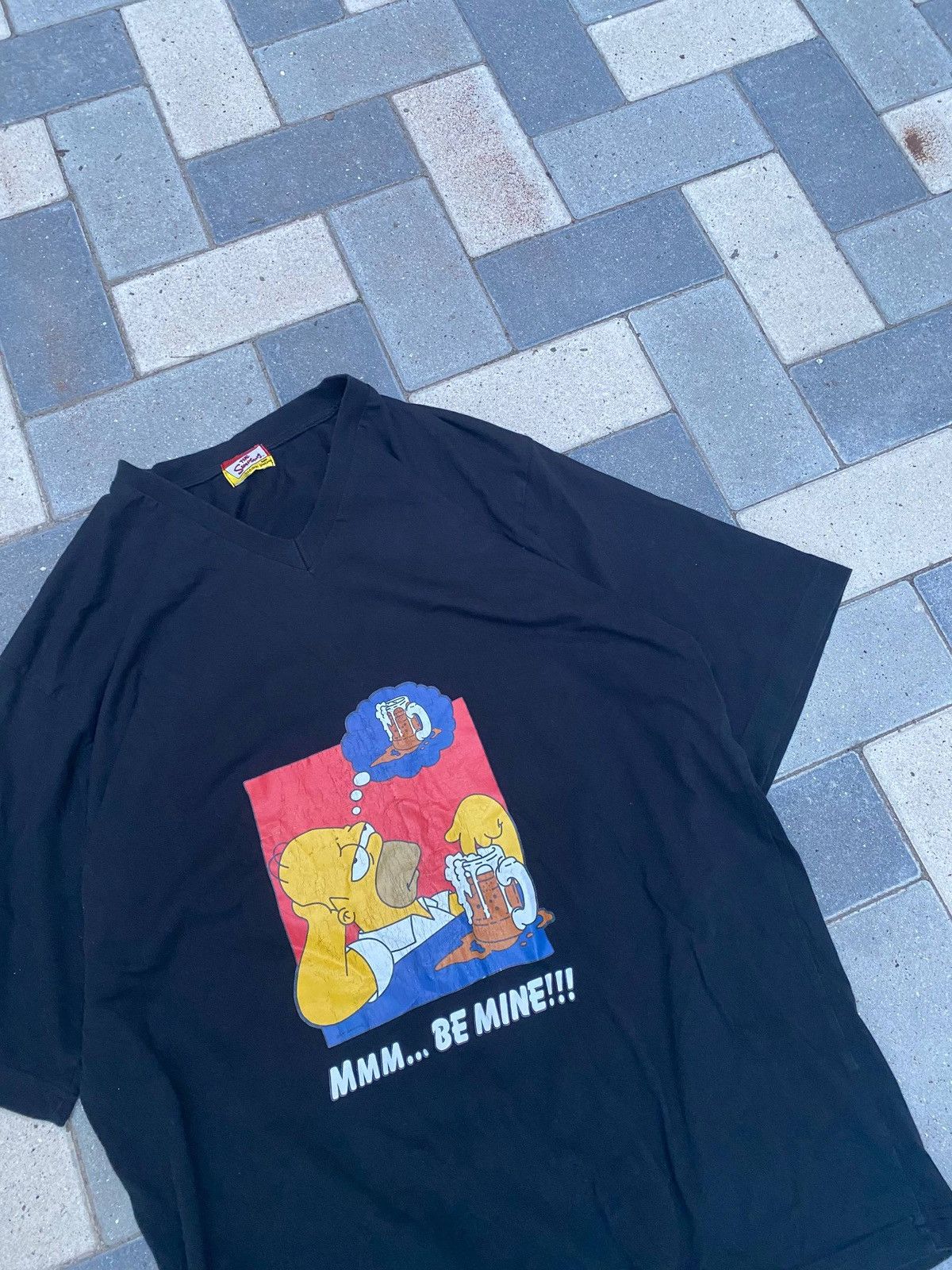 The Simpsons Vintage 1999 The Simpsons Homer “Mmm… Be Mine!!!” Tee Size US L / EU 52-54 / 3 - 14 Thumbnail