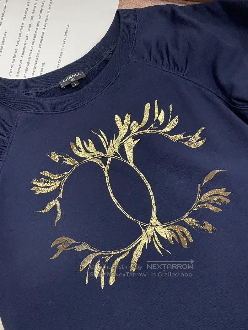 Chanel Chanel Greek series blue gold stamping double C logo short Size S / US 4 / IT 40 - 2 Thumbnail