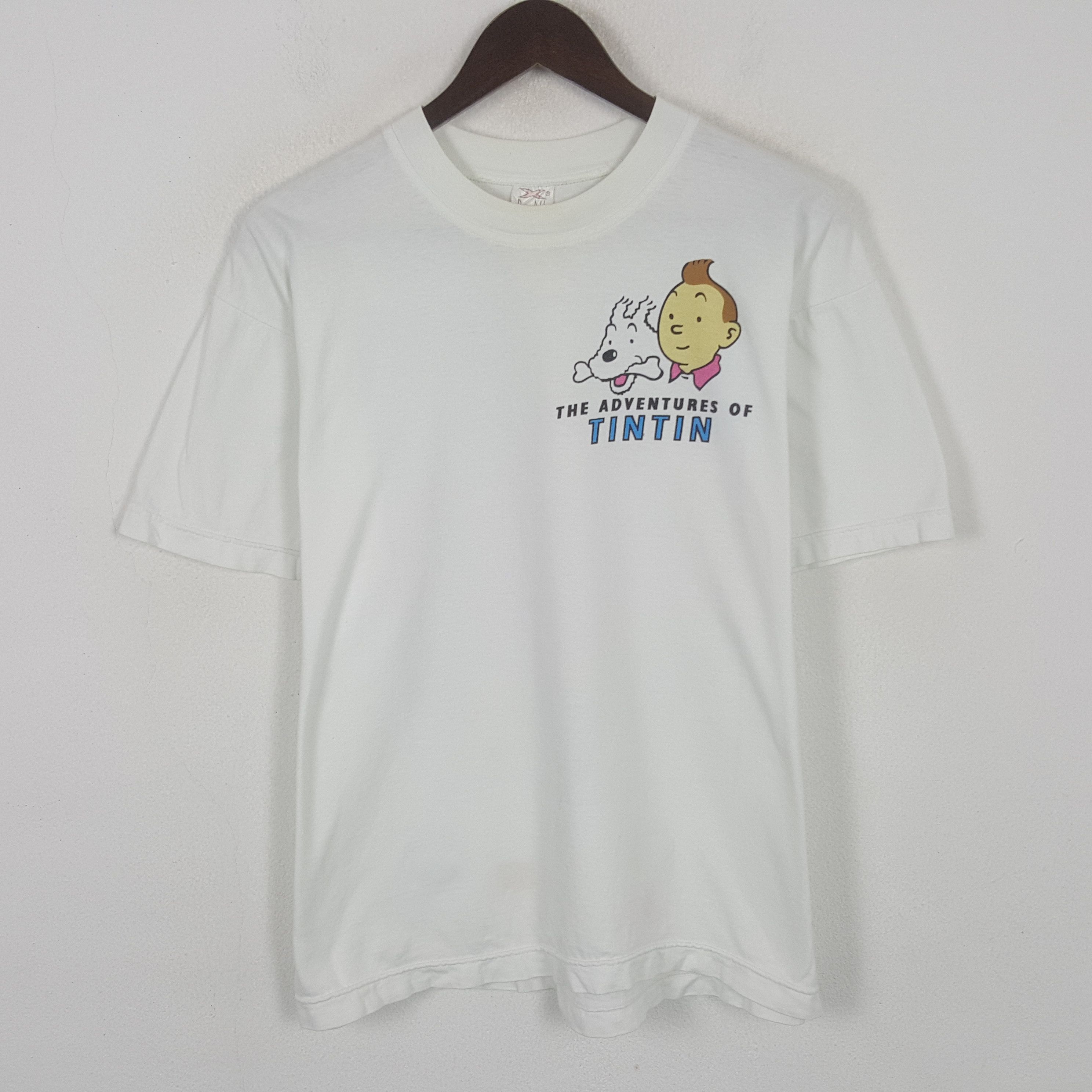 Other Vintage TINTIN The Blue Lotus Comic T-shirt Size US L / EU 52-54 / 3 - 3 Thumbnail
