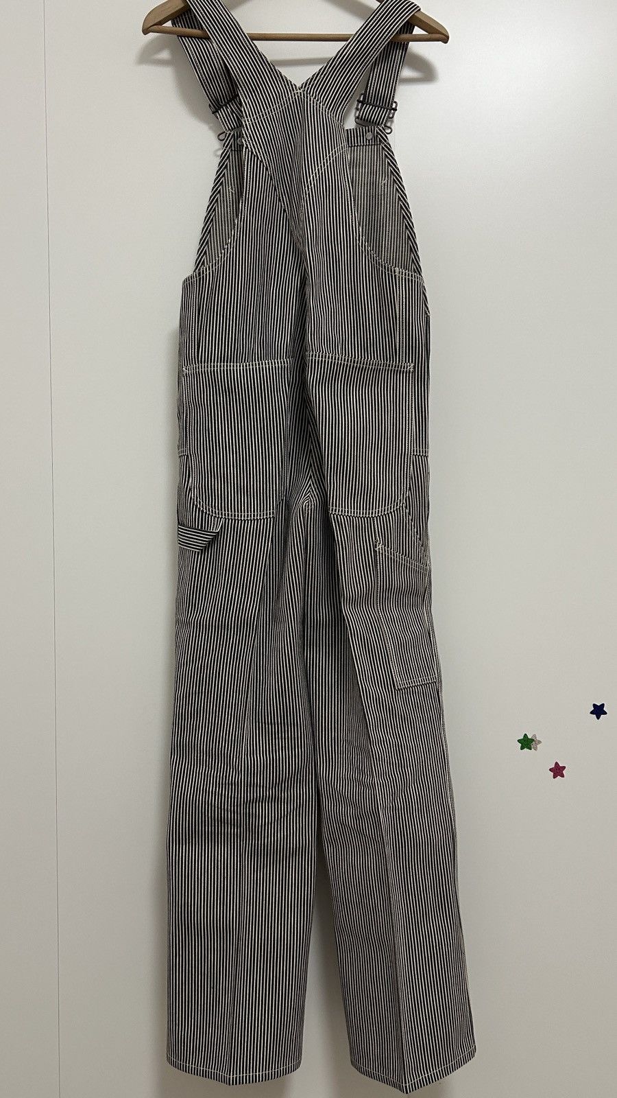 Celine CELINE BY HEDI SLIMANE 20SS HICKORY STRIPE OVERALLS Size US 28 / EU 44 - 7 Thumbnail