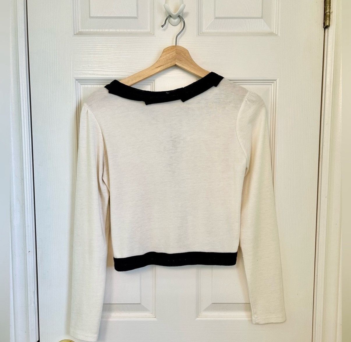 Other Chanel style cream cardigan with black trimmings Size S / US 4 / IT 40 - 3 Thumbnail