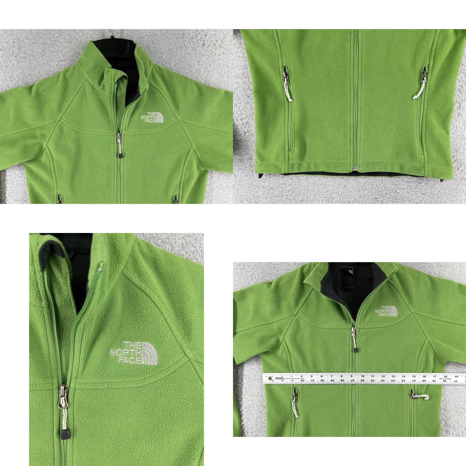 The North Face The North Face Jacket Womens Small Green Zip Fleece Pockets Cozy Outdoor Camp Size M / US 6-8 / IT 42-44 - 8 Thumbnail