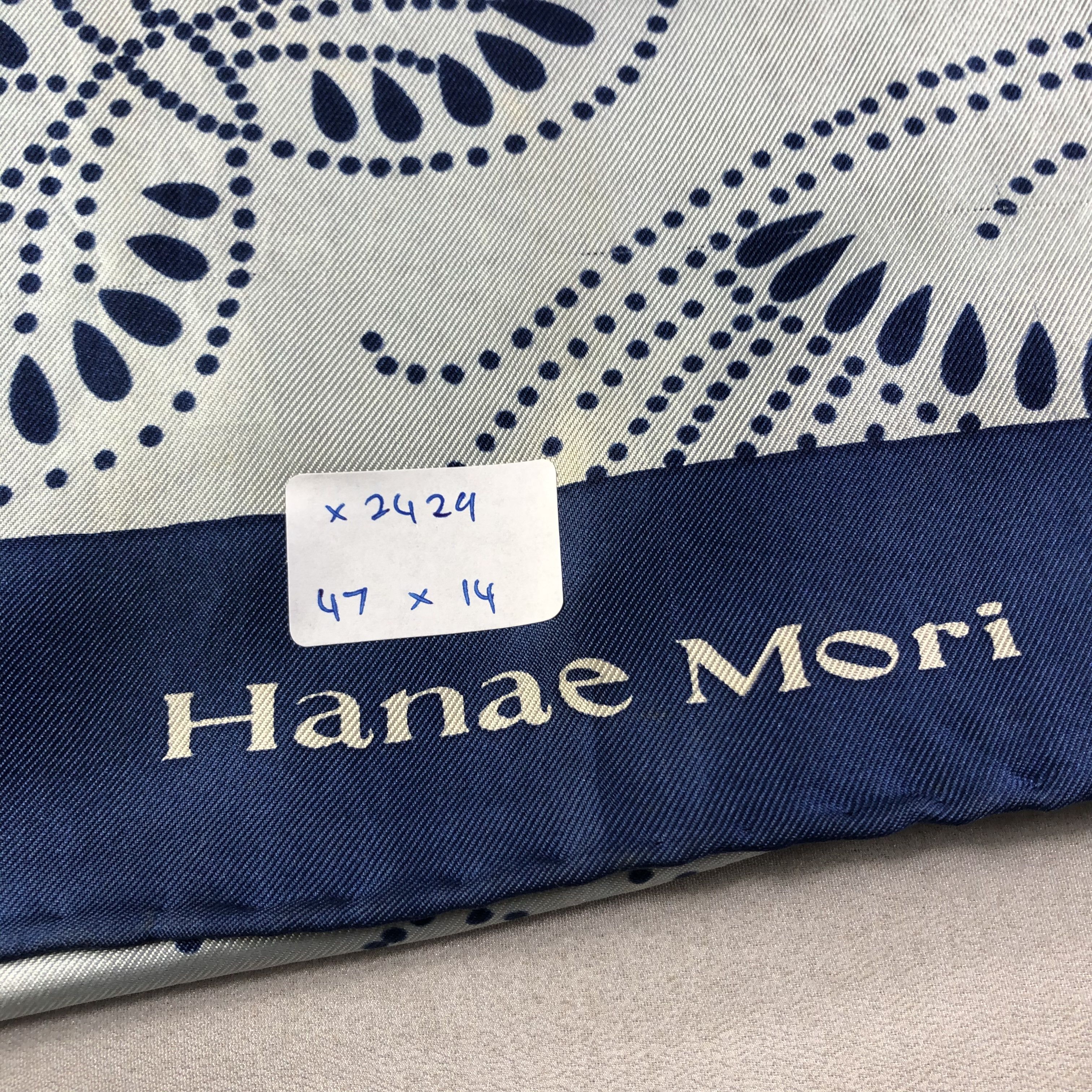 Hanae Mori Vintage Hanae Mori Silk Scarf Size ONE SIZE - 8 Thumbnail