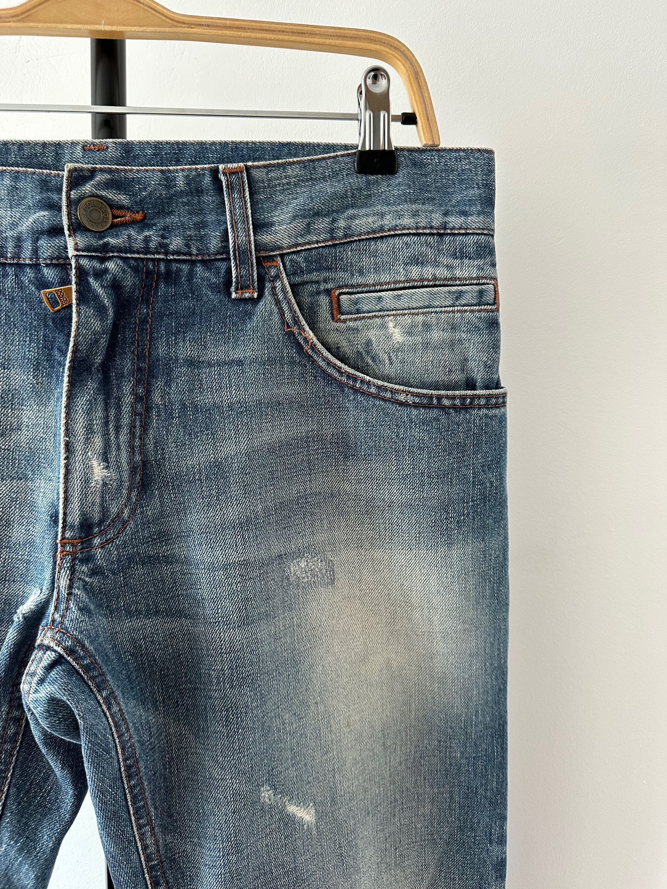 Dolce & Gabbana Dolce & Gabbana 16 washed denim pants keans trousers Size US 32 / EU 48 - 6 Thumbnail