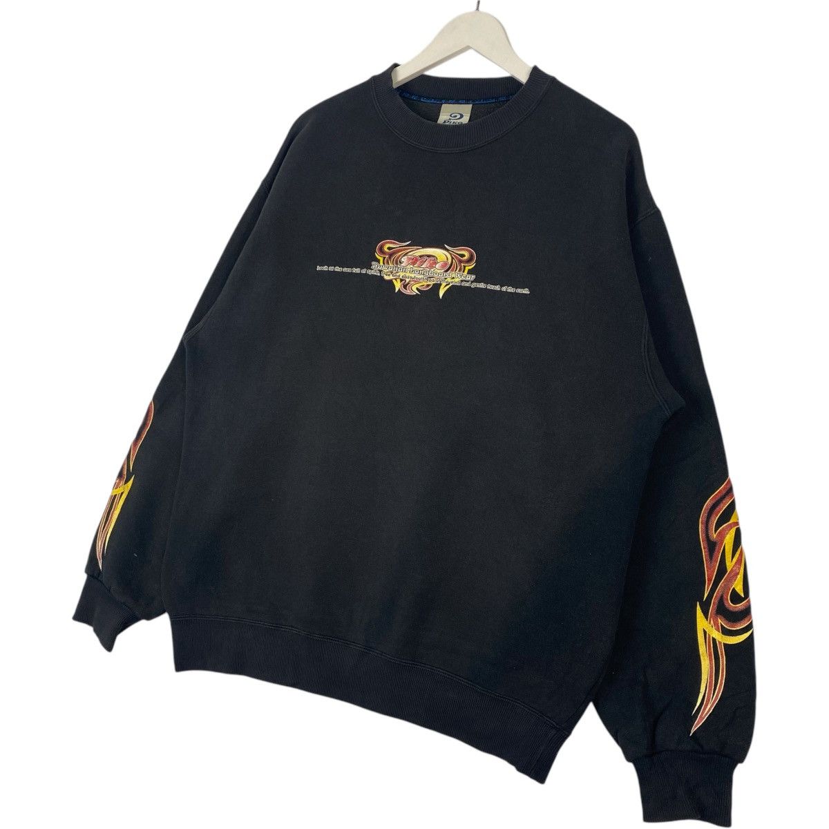 Vintage Vintage Piko Hawaiian Crewneck Sweatshirt Black Size L Size US L / EU 52-54 / 3 - 2 Thumbnail