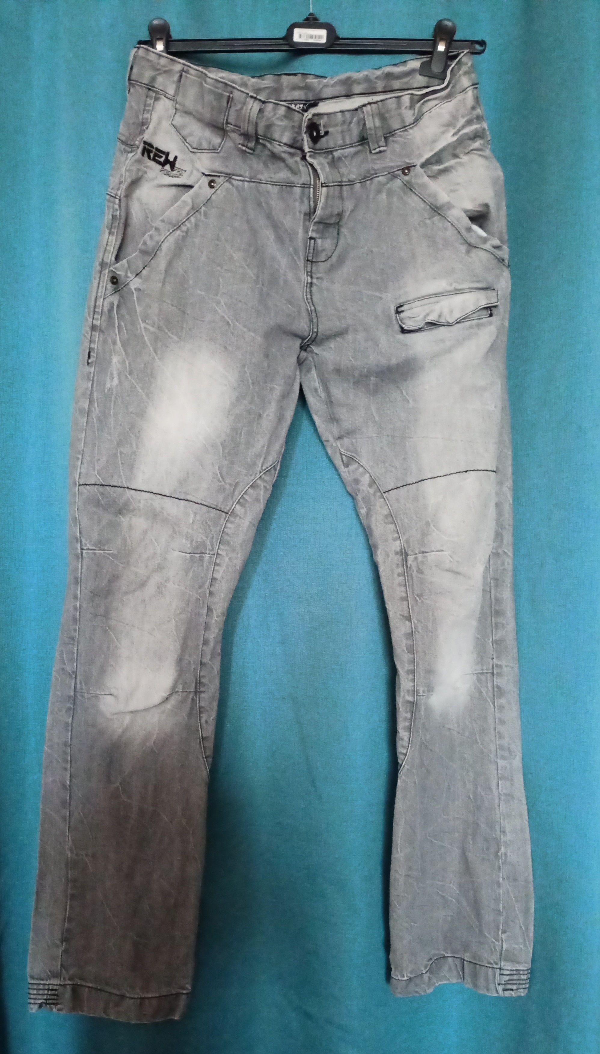 Japanese Brand × Vintage Vintage Moto Biker Jeans size 34 Size US 34 / EU 50 - 1 Thumbnail
