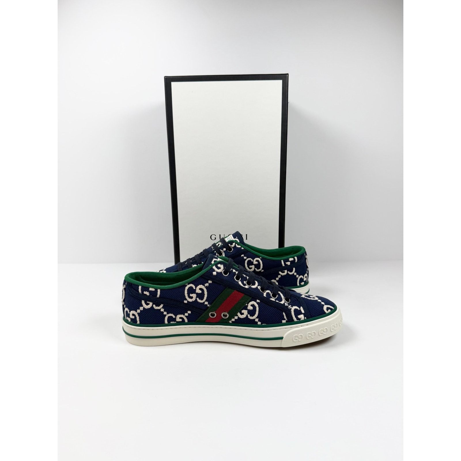 Gucci Size 7.5US - Gucci 1977 Blue Low Top NEW Size US 7.5 / EU 40-41 - 5 Thumbnail