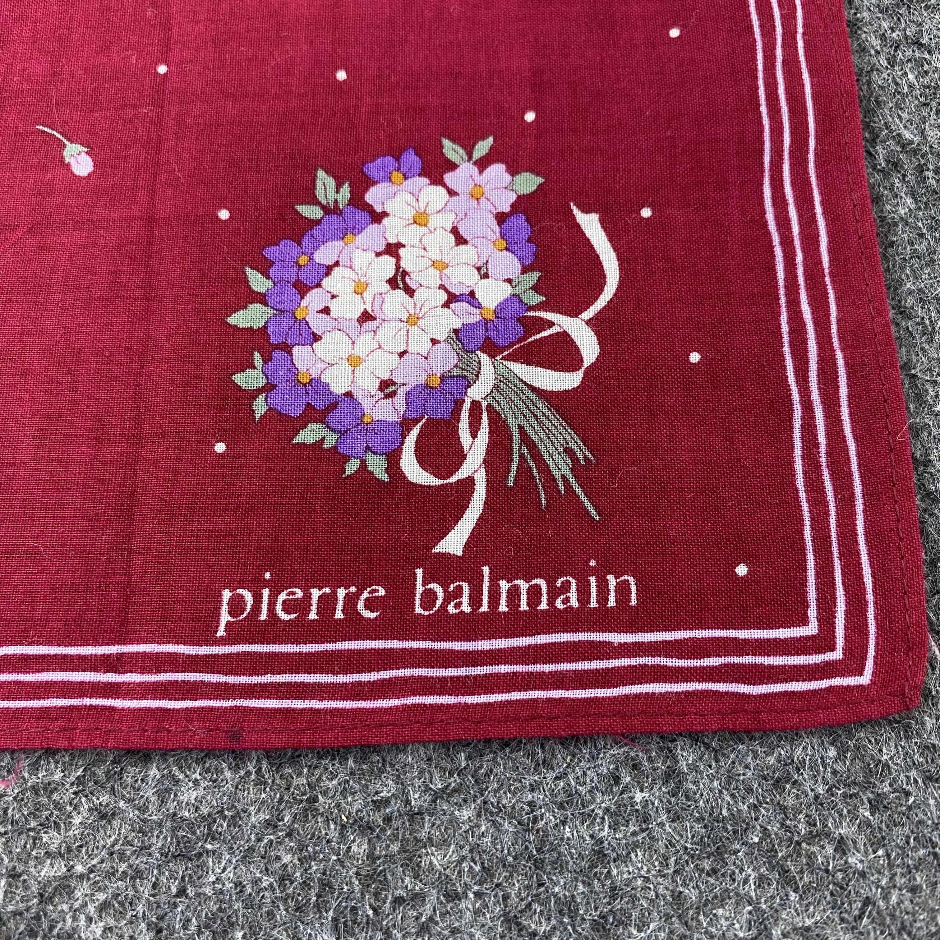Pierre Balmain Pierre Balmain Handkerchief / Bandana / Neckerchief-B1314 Size ONE SIZE - 7 Thumbnail