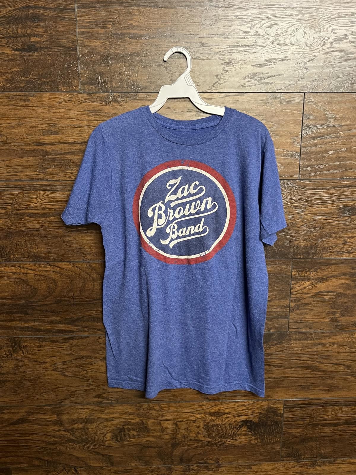 Designer Zac Brown Band T-shirt New Jersey Red White Blue -M Size US M / EU 48-50 / 2 - 1 Thumbnail