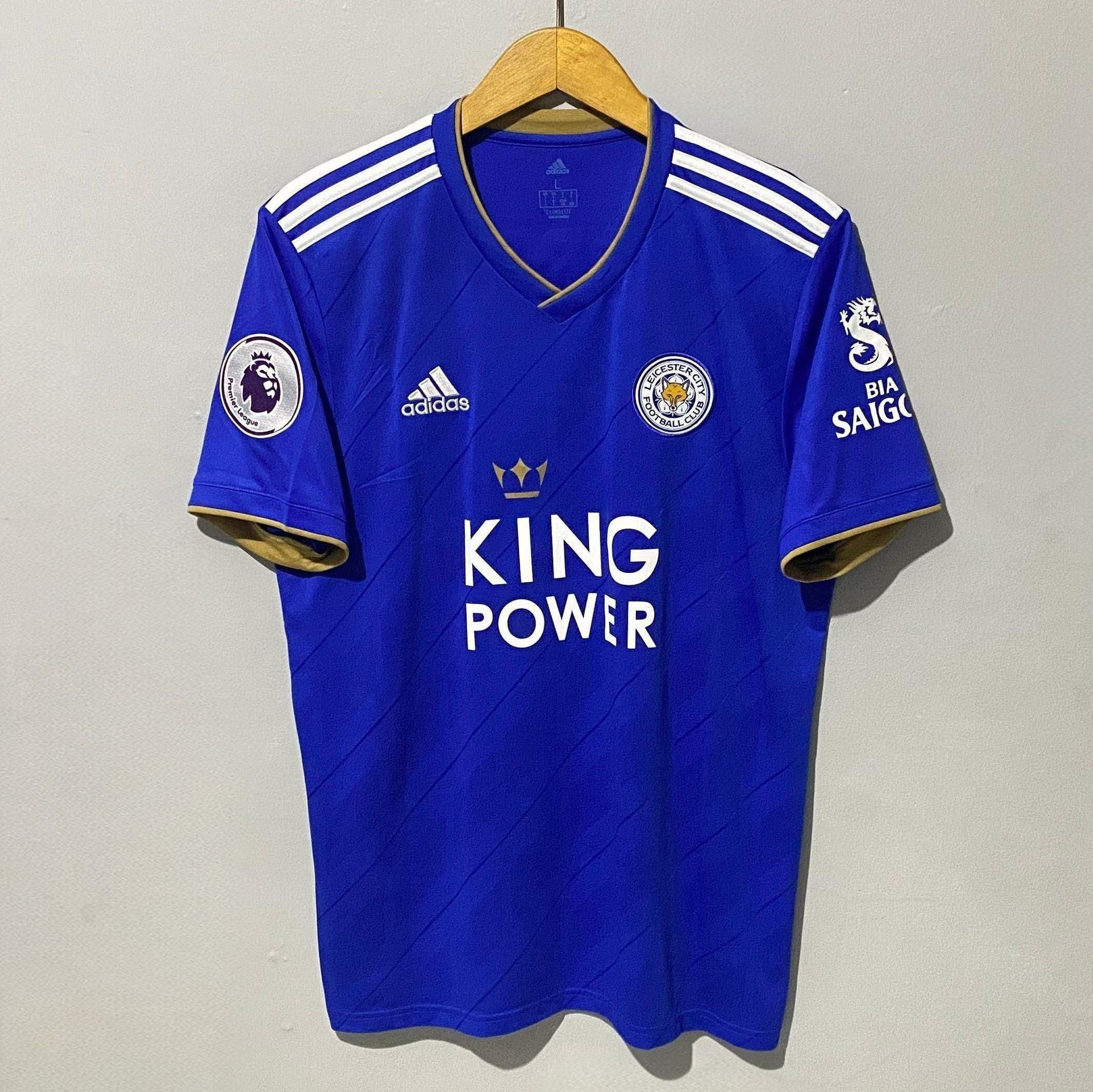 Adidas Leicester City 2018-2019 Home Jersey Jamie Vardy Size US L / EU 52-54 / 3 - 1 Thumbnail