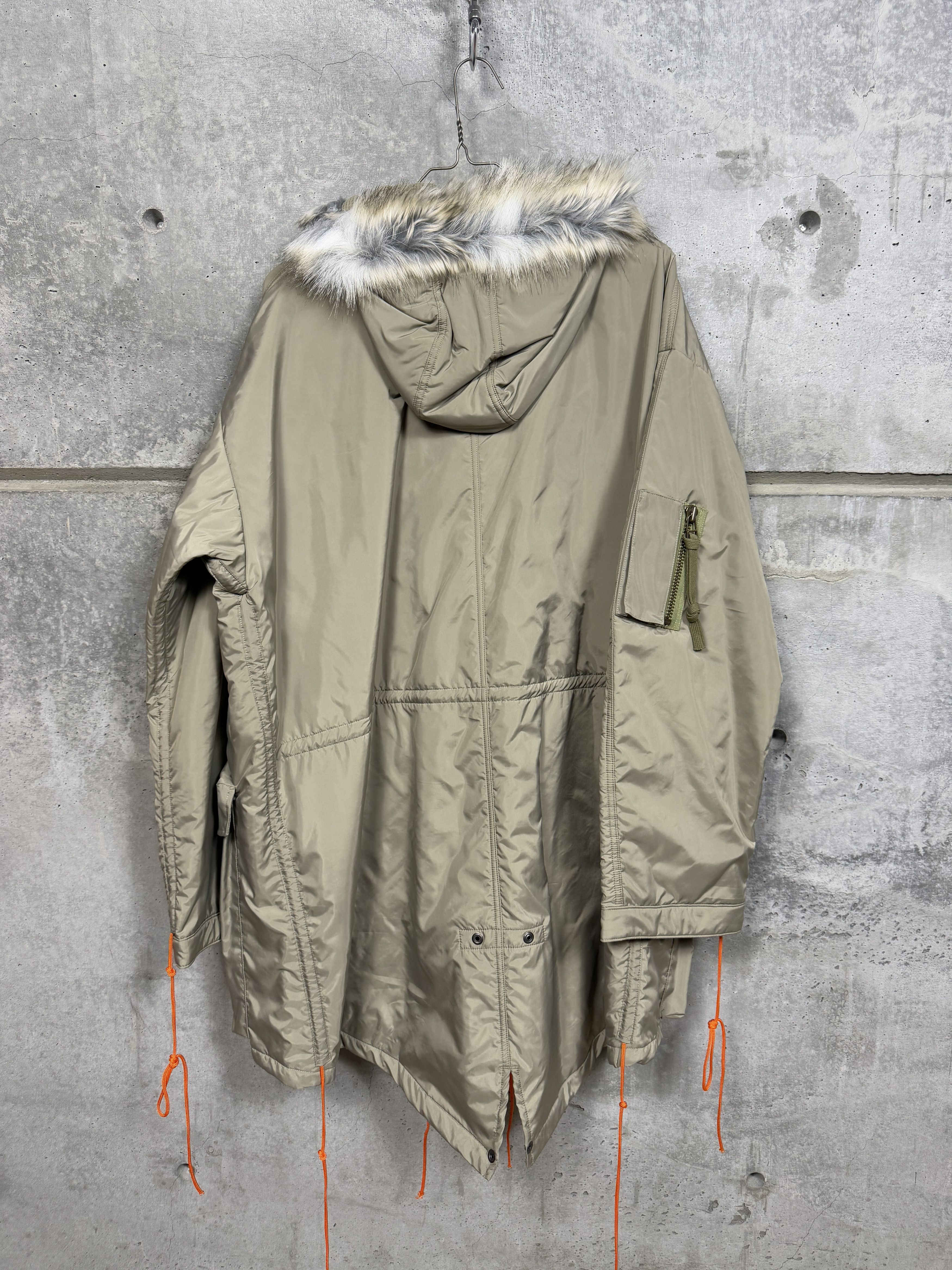 Greg Lauren Army Nylon Fishtail Parka