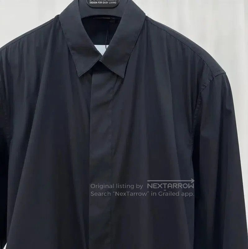 Dior Dior Black Long Sleeve Cotton Blend Shirt . Size US M / EU 48-50 / 2 - 3 Thumbnail