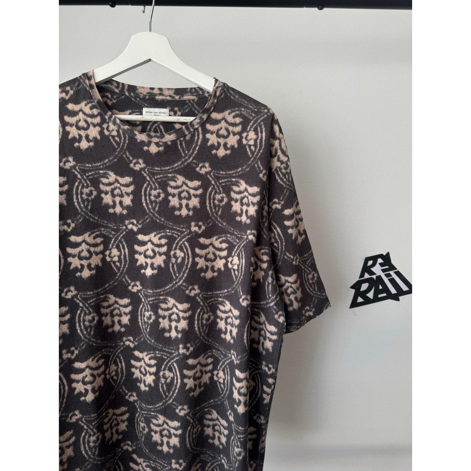 Green & Black Crewneck Long Sleeve T-shirt In 604 Green
