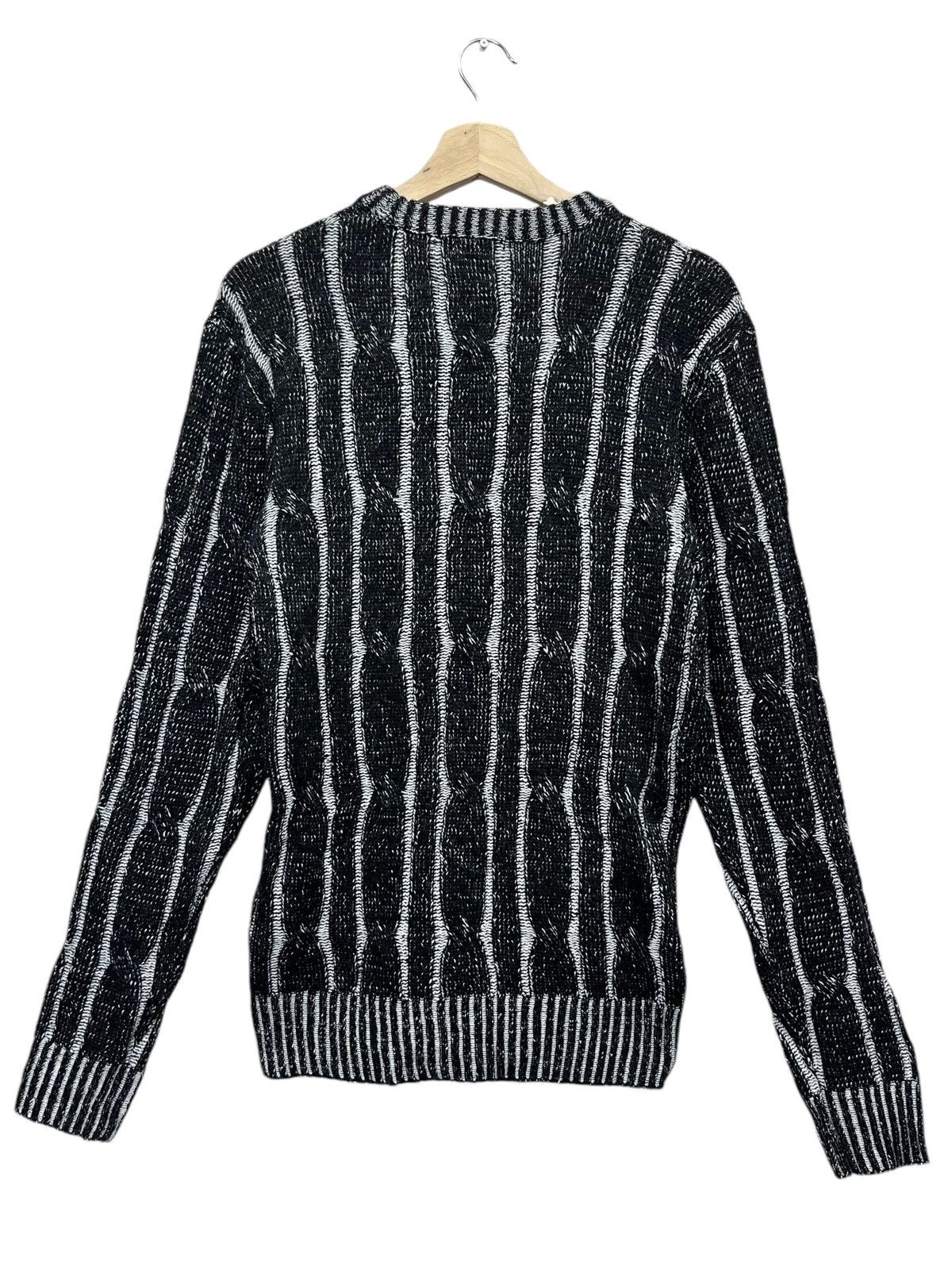 Aran Isles Knitwear 🔥RARE💥DEODORANT TECHNOLOGY Acrylic Stripe Knitwear Sweater Size US M / EU 48-50 / 2 - 2 Thumbnail