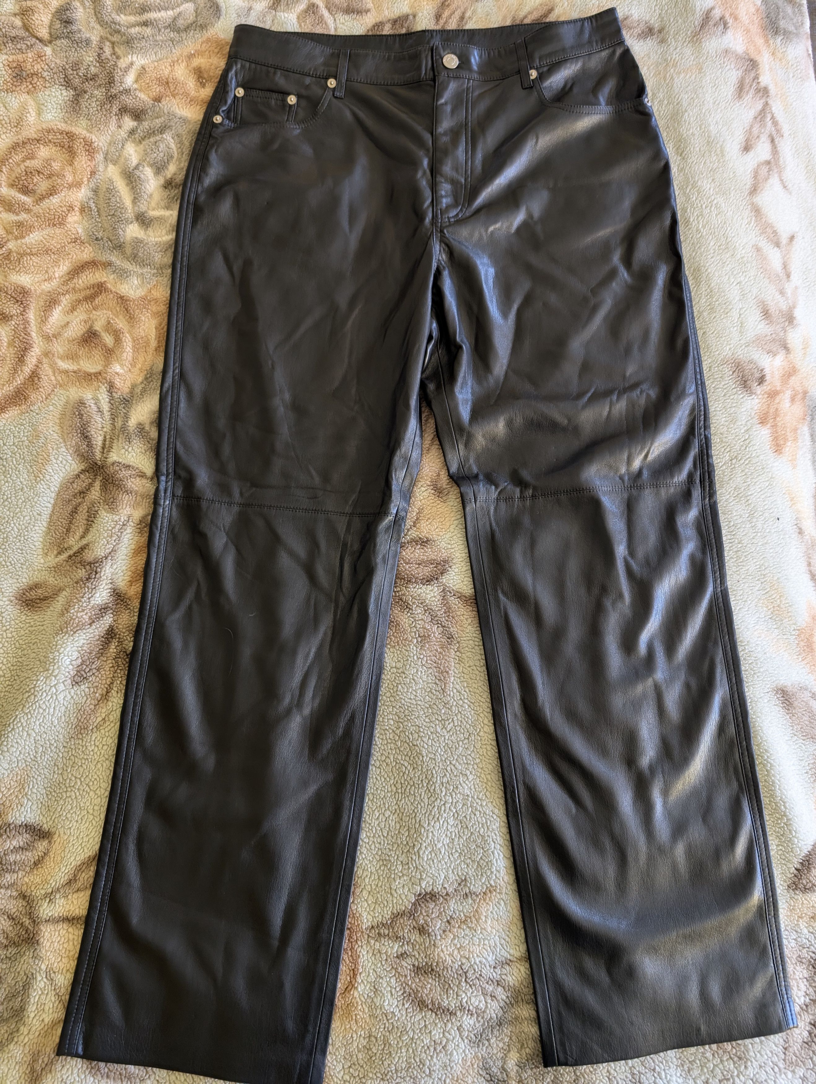 Nanushka Leather pants Size US 34 / EU 50 - 1 Thumbnail