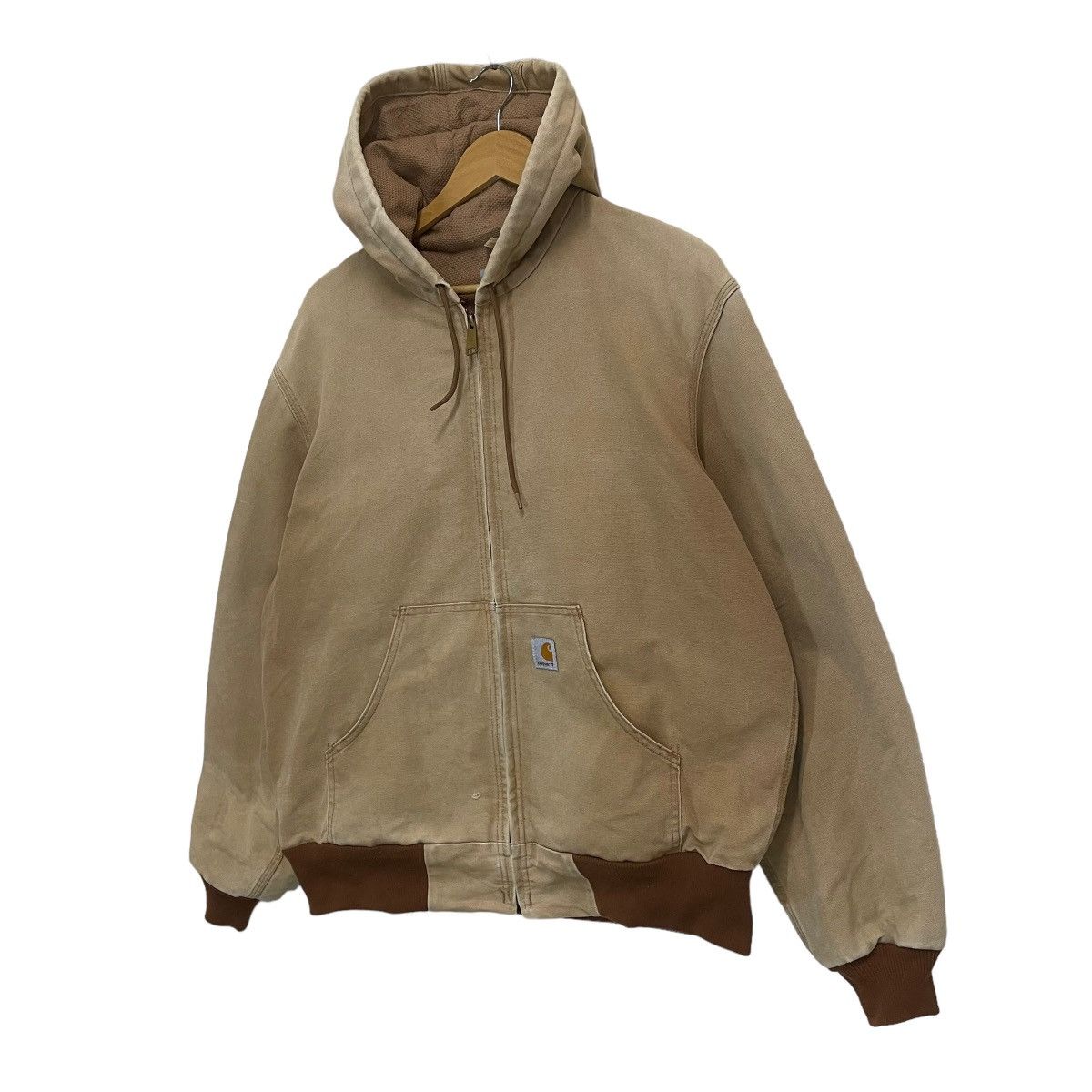 Carhartt × Carhartt Wip VINTAGE 90s CARHARTT HEAVYWEIGHT HOODIES JACKET MADE IN USA Size US L / EU 52-54 / 3 - 3 Thumbnail