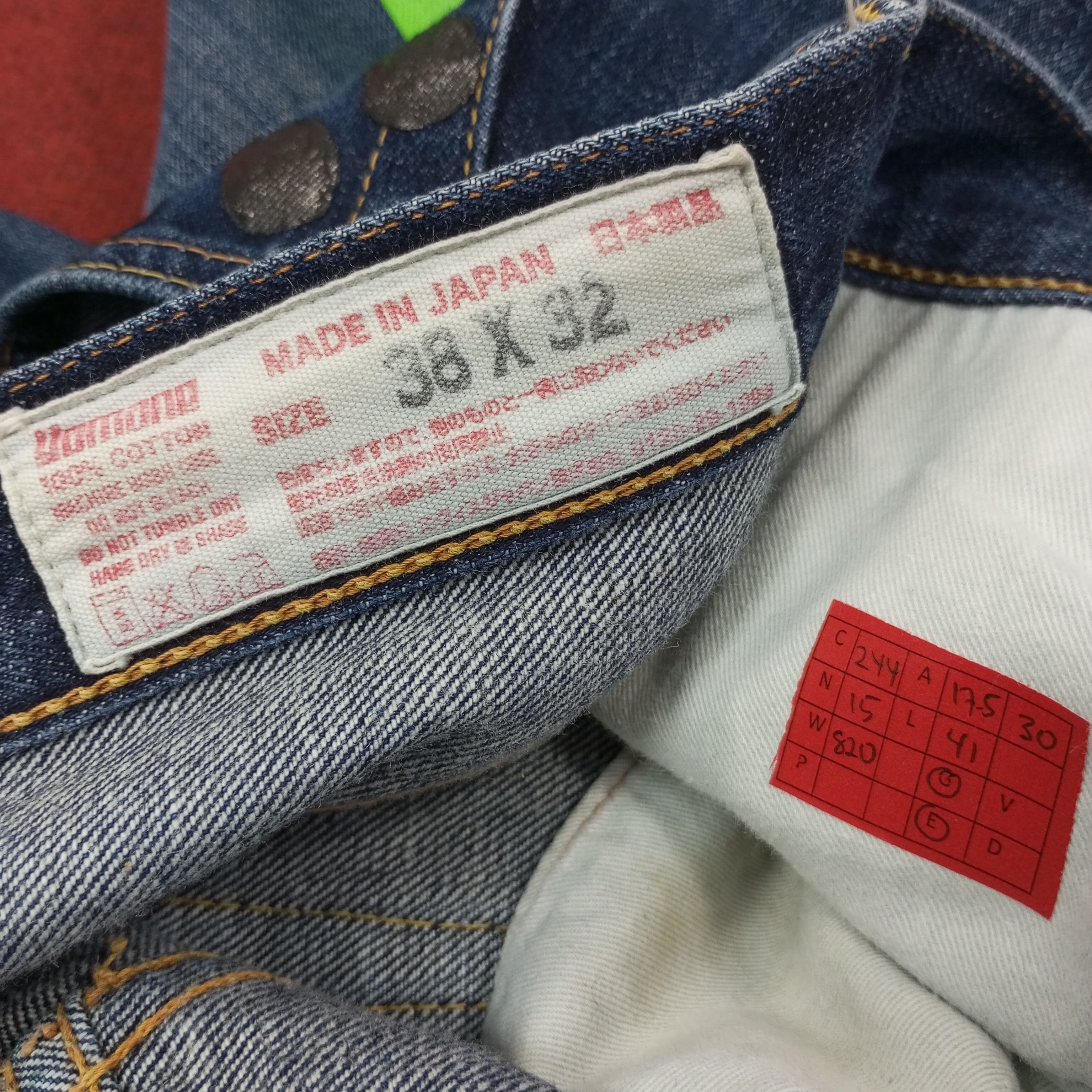 Japanese Brand Vintage Evisu Yamane Japanese Brand Custom Jeans c244n15 Size US 35 - 13 Thumbnail