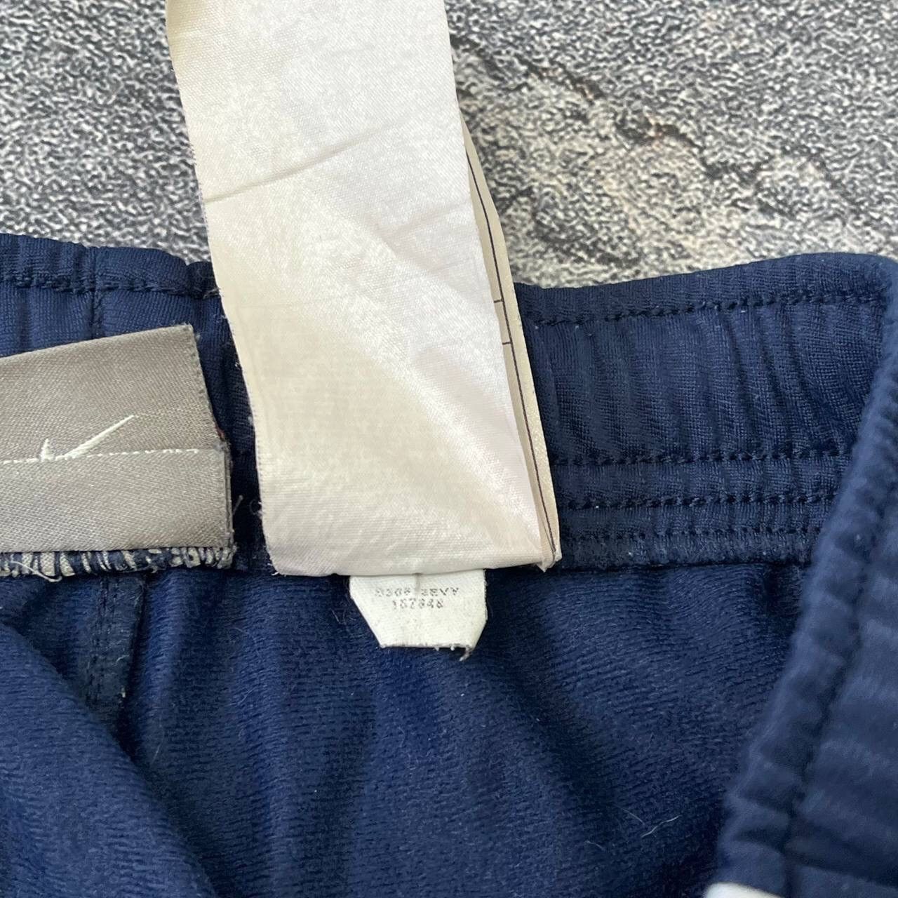 Nike Vintage 90s Nike Blue Casual Button Drill Baggy Pants Size M Size US 33 - 5 Thumbnail
