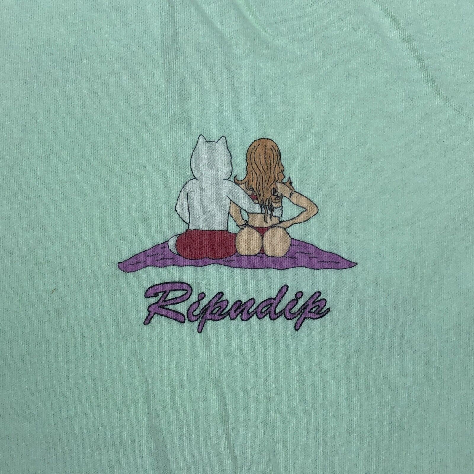 Stussy Rip N Dip Must Be Nice Beach Sunset Tee T Shirt Small S Size US S / EU 44-46 / 1 - 4 Thumbnail