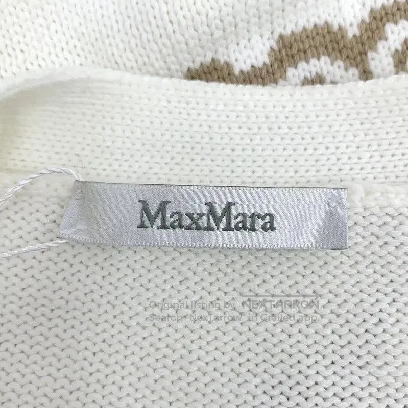 Max Mara MaxMara Women's White Cotton Cardigan . Size M / US 6-8 / IT 42-44 - 4 Thumbnail