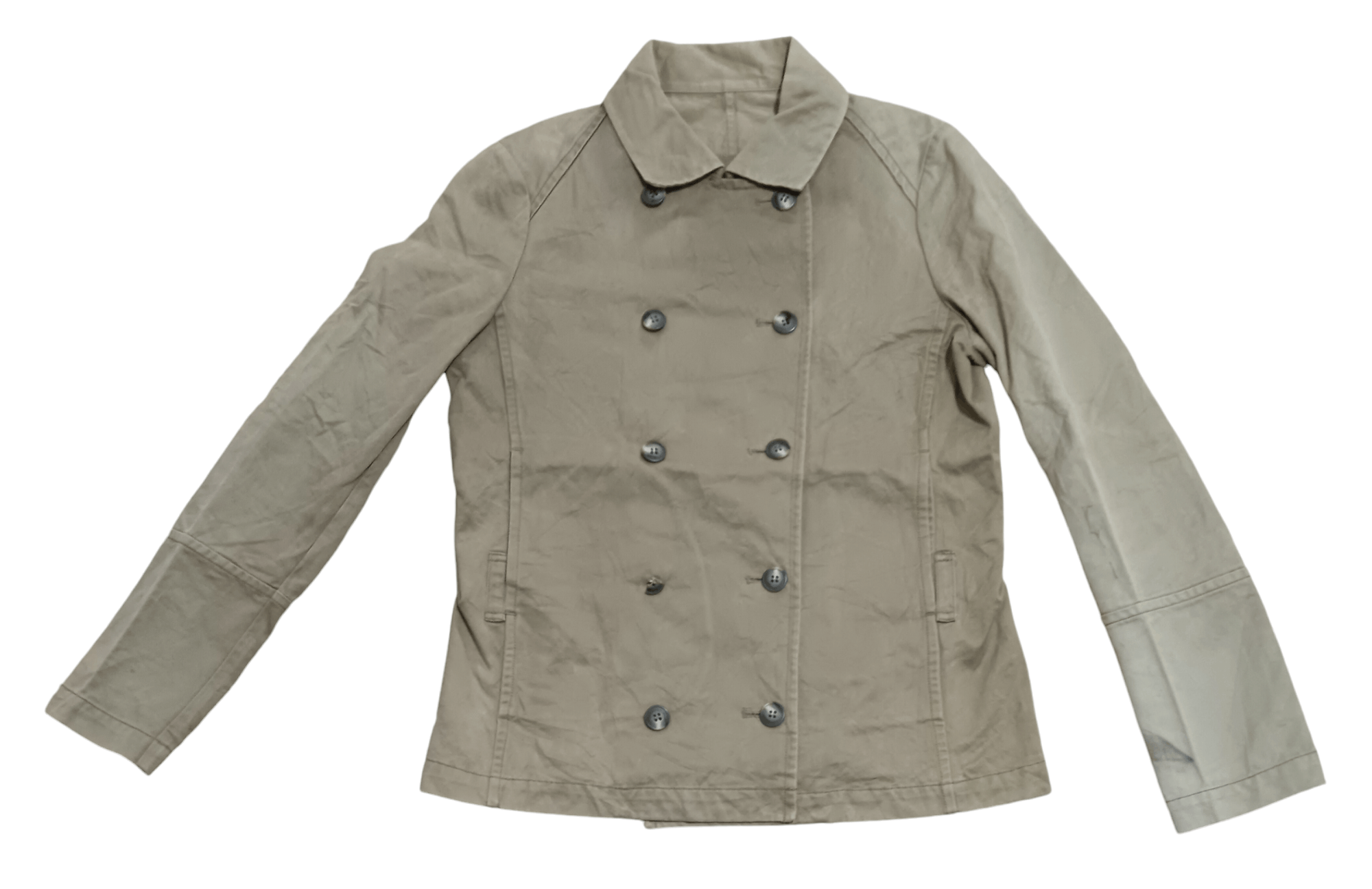 Issey Miyake × Japanese Brand × Tsumori Chisato TSUMORI CHISATO DOUBLE BREAST KHAKI JACKET Size XXS / US 00 / IT 34 - 1 Thumbnail