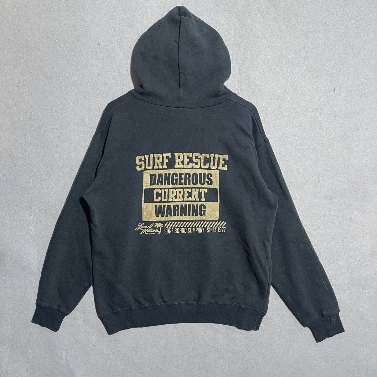 Vintage Vintage Y2K Local Motion Surf Rescue Hoodie – Navy Graphic Size US L / EU 52-54 / 3 - 1 Thumbnail