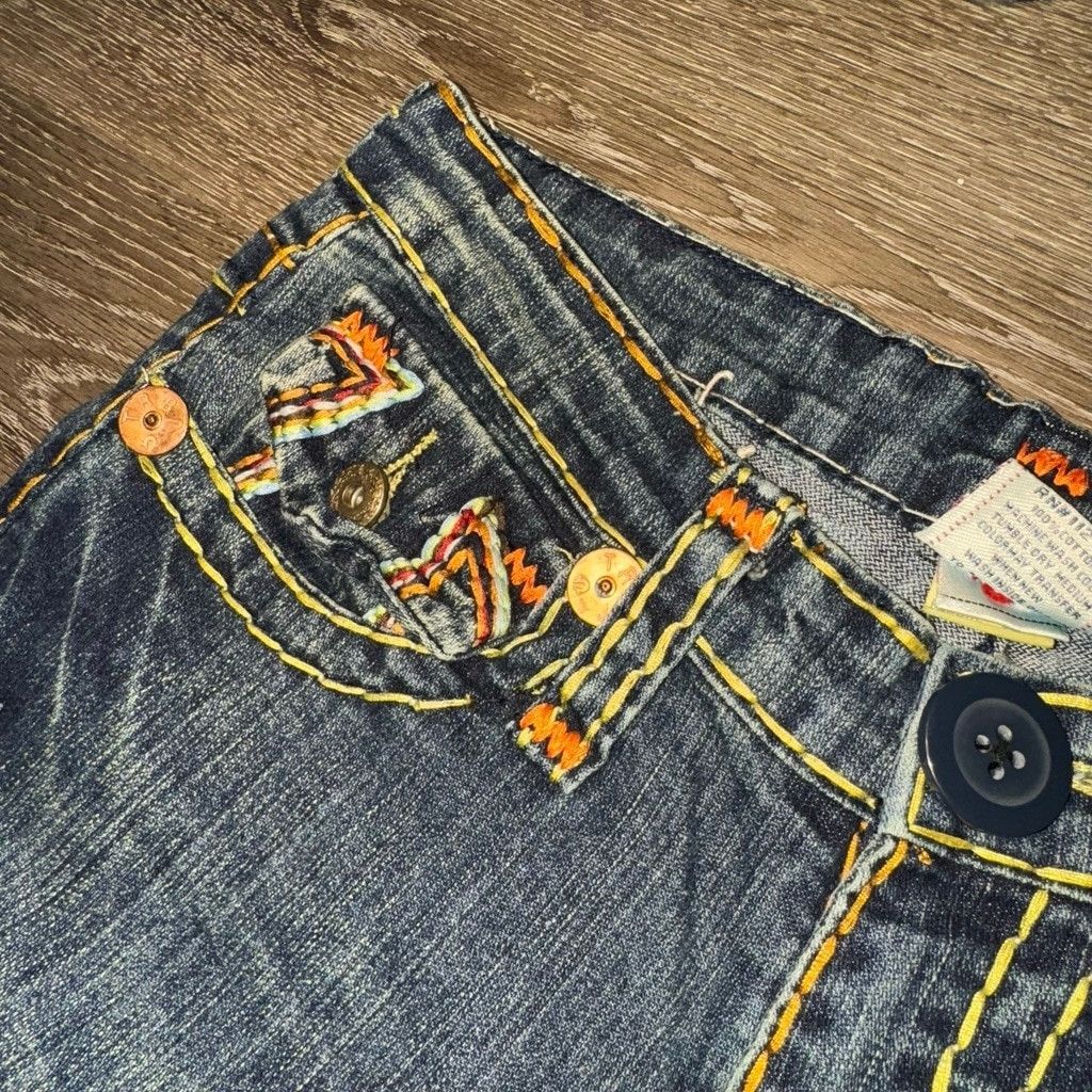 True Religion True Religion Billy Supert Straight Leg Jeans Size 26 Size 26" / US 2 / IT 38 - 6 Thumbnail