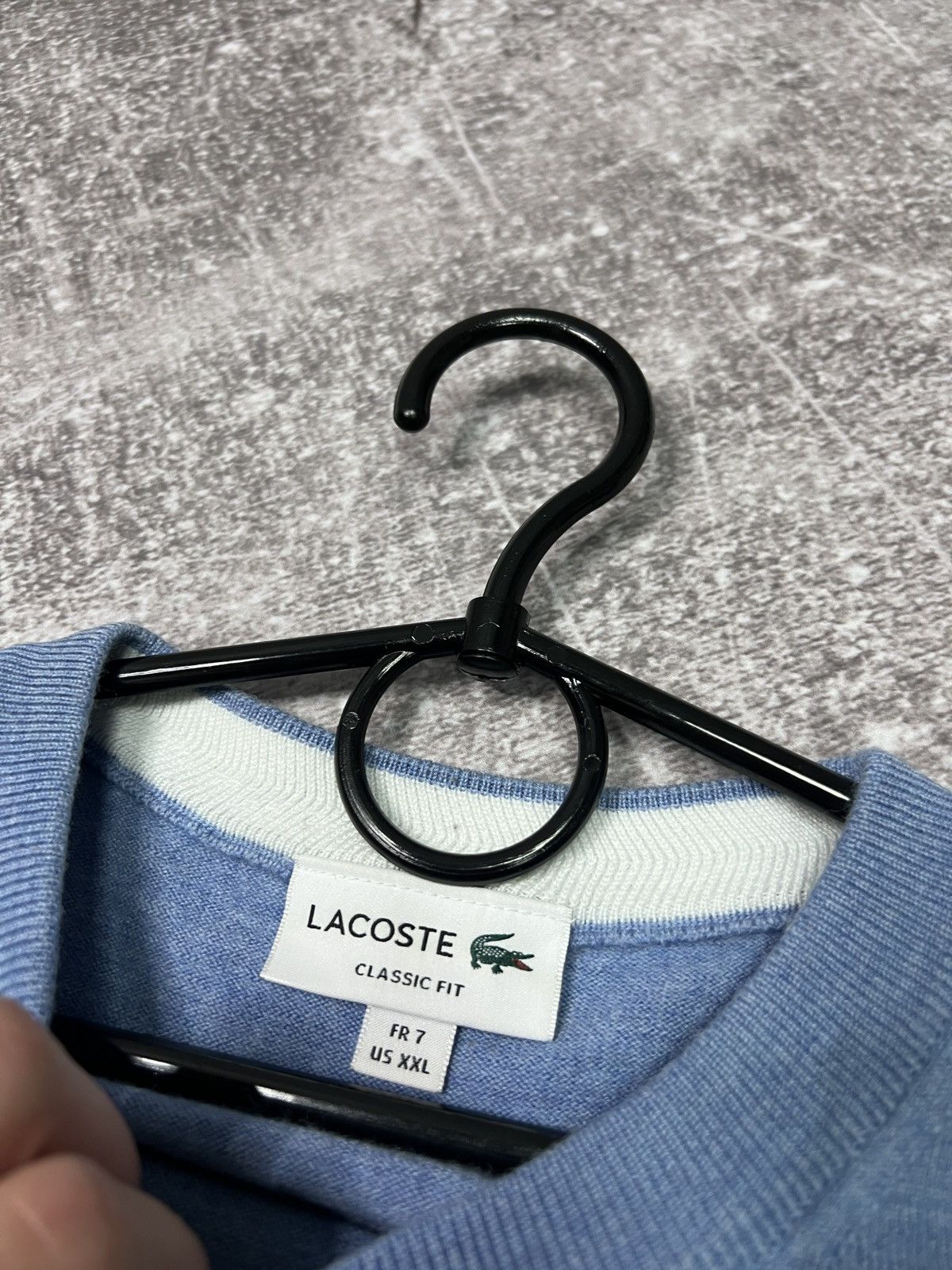 Lacoste Vintage Lacoste Sweater Wool Knit Baggy Size US XXL / EU 58 / 5 - 6 Thumbnail