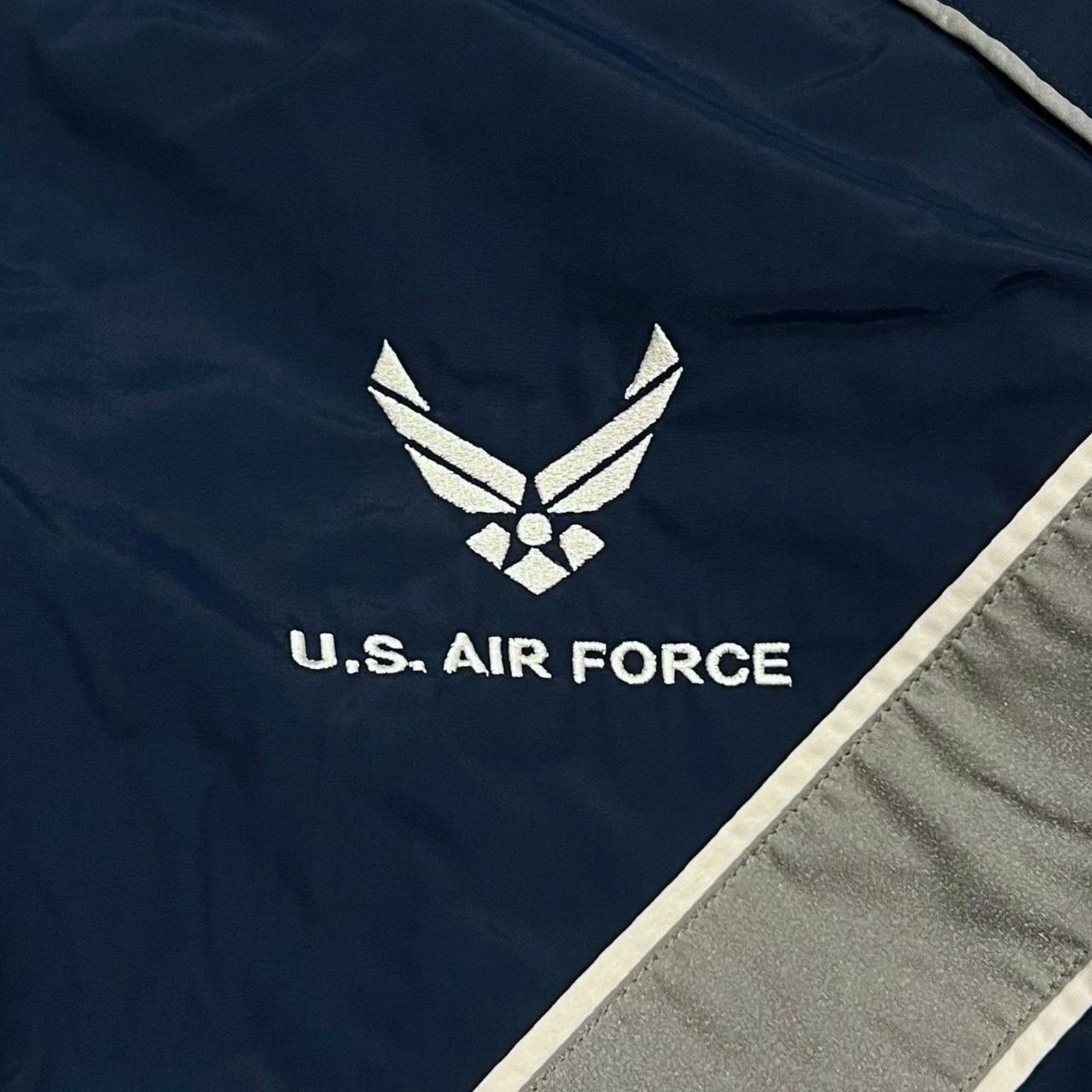 Other U.S. Air Force (Vintage) Navy Full-Zip Windbreaker Jacket Size US L / EU 52-54 / 3 - 2 Thumbnail